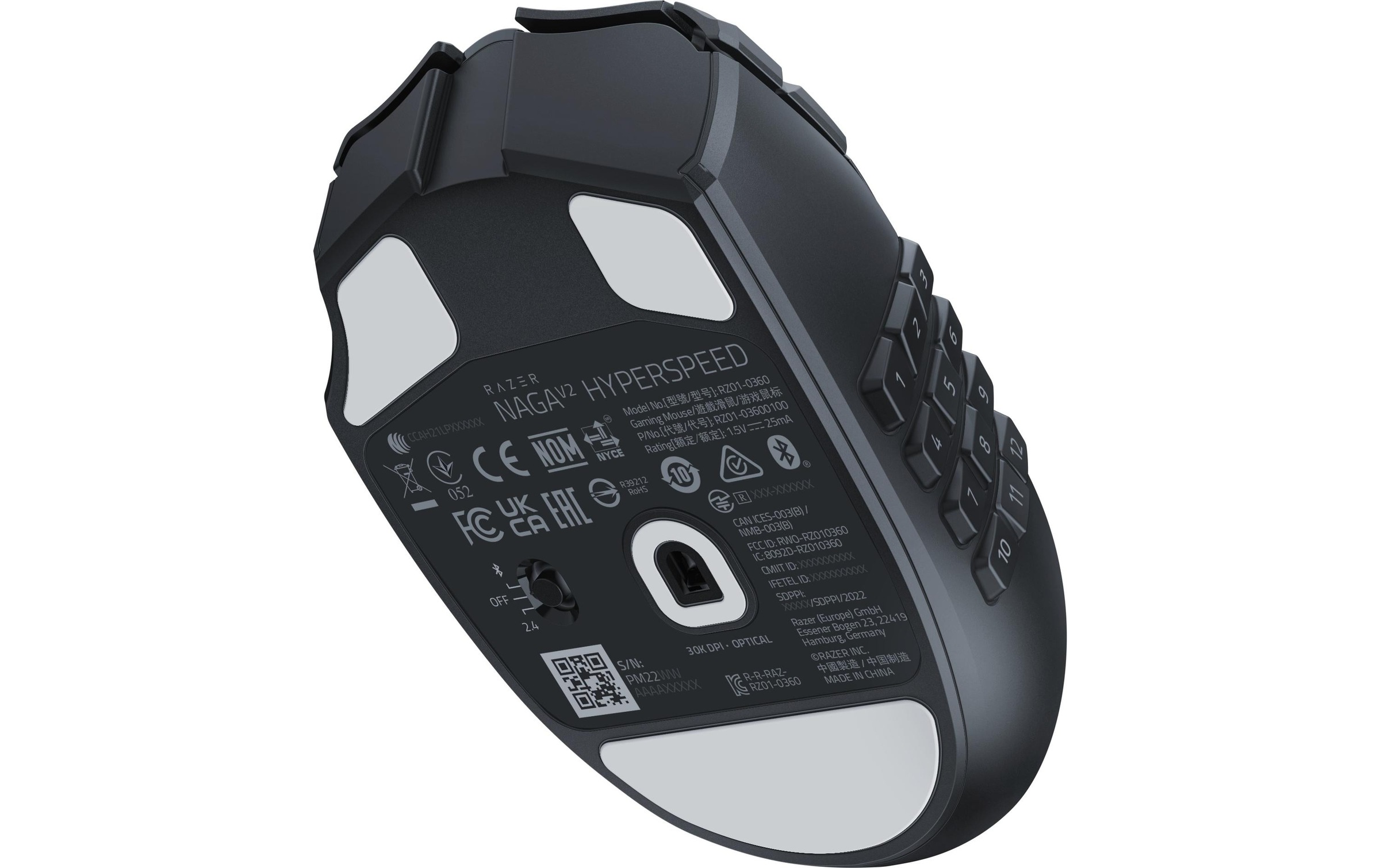 Gaming-Maus »Naga V2 HyperSpeed«, Bluetooth