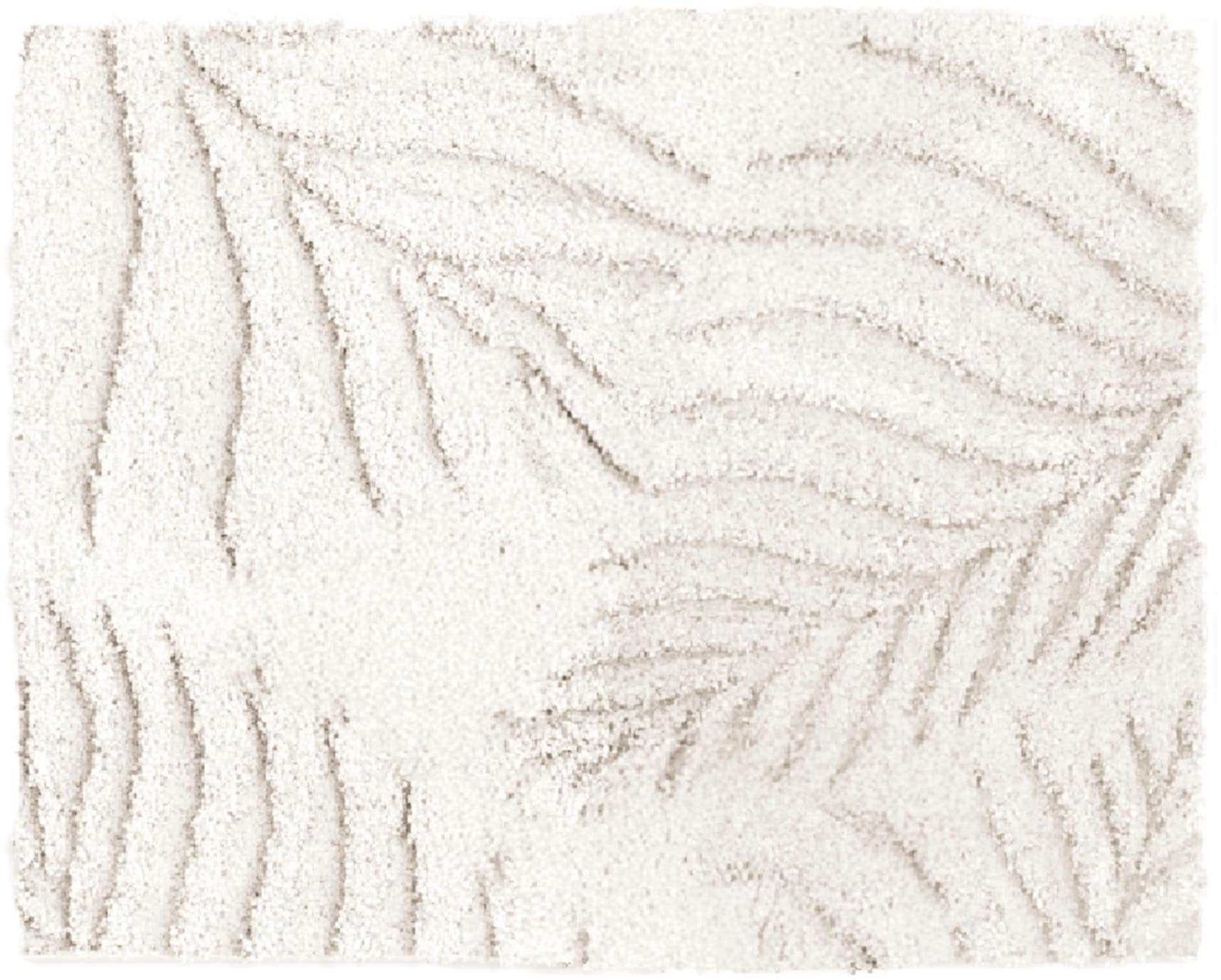 Grund Badematte »Ferya« Höhe 20 mm rutschhemmend beschichtet fussbodenheizungsgeeignet Dezentes Blattmuster mit Hoch-Tief-Struktur, 5 Jahre Garantie