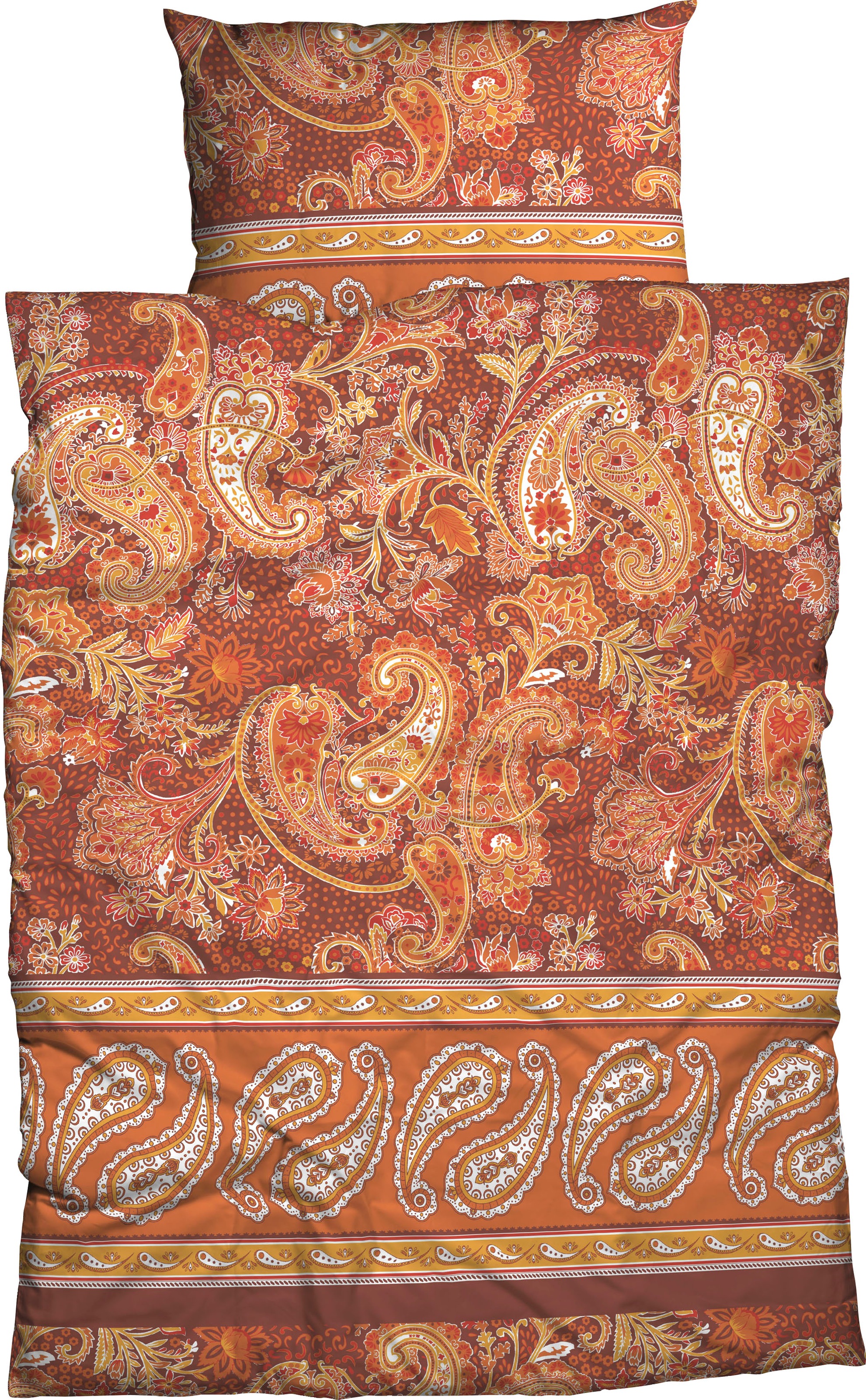 Image of CASATEX Bettwäsche "Sentta" 2 Stk. harmonisches Paisleydessin