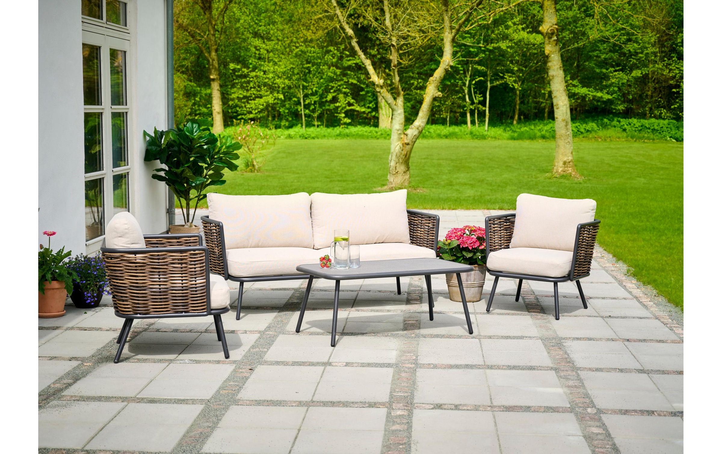 Schou Gartenlounge-Set »Gartenlounge Diana«
