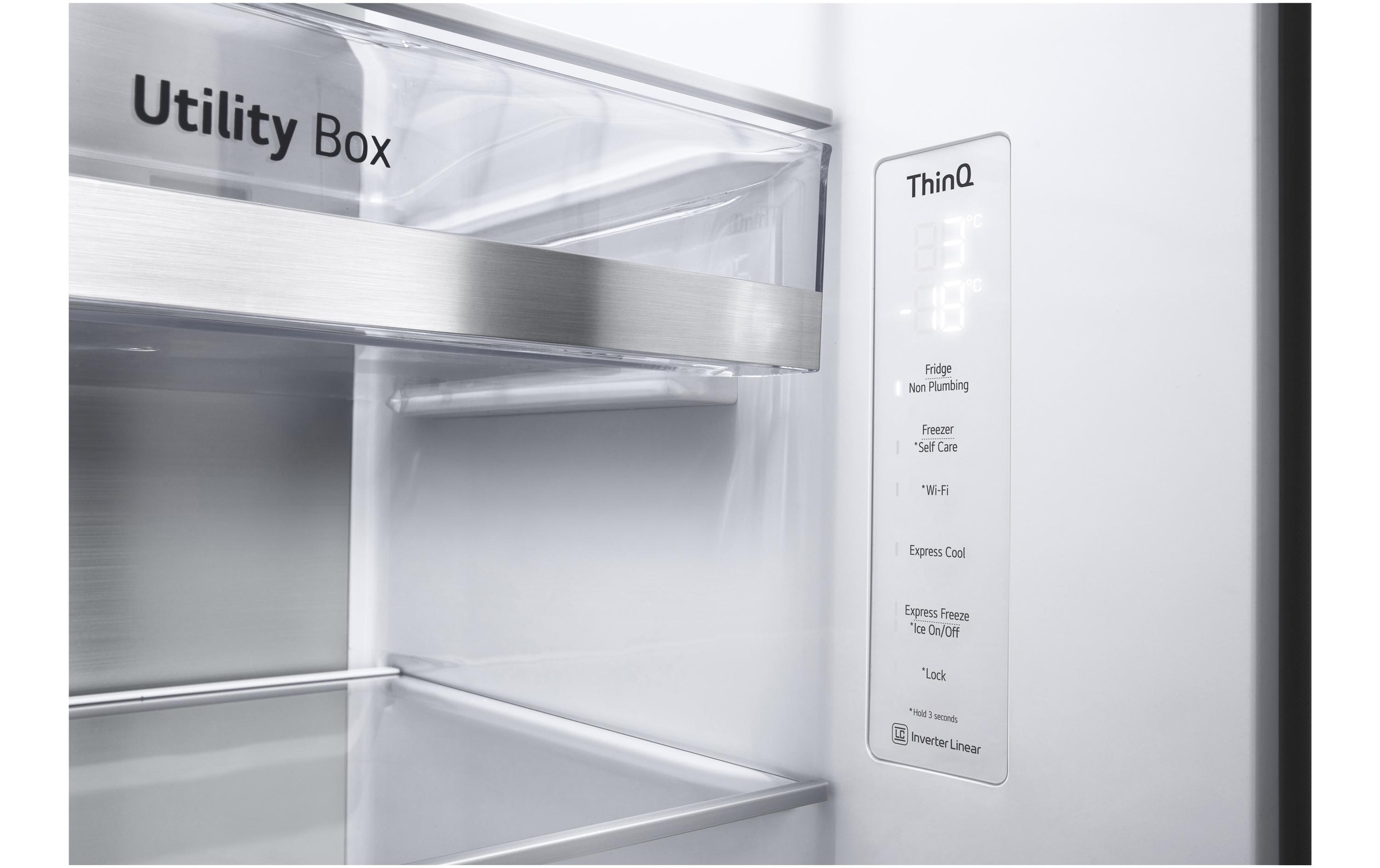 LG Side-by-Side »GSXV91PZAE« 179 cm hoch 91,3 cm breit