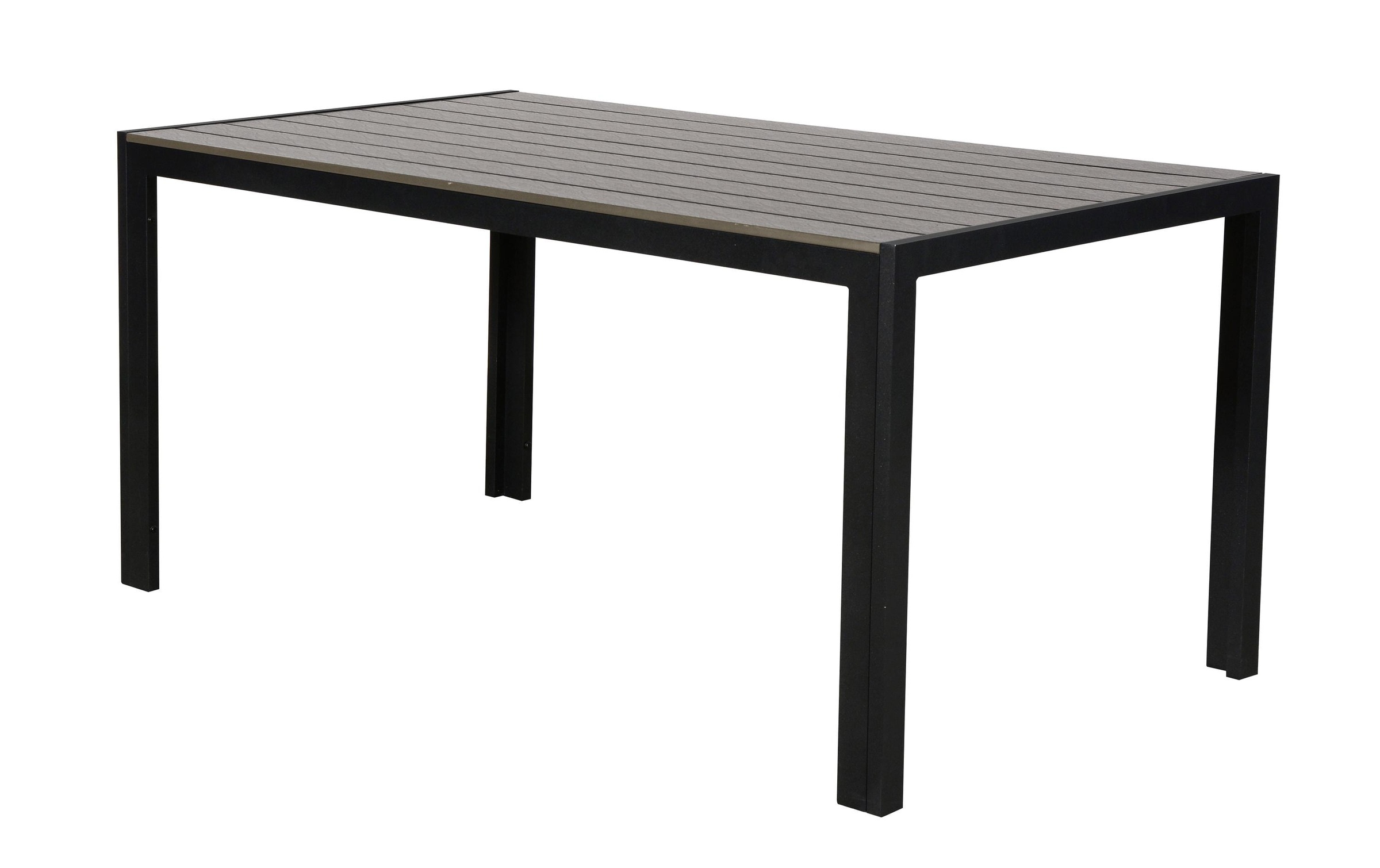Image of Schou Gartentisch "Noah 150 x 90cm" Gartentisch mit wetterfestem Gestell und pflegeleichter Tischplatte