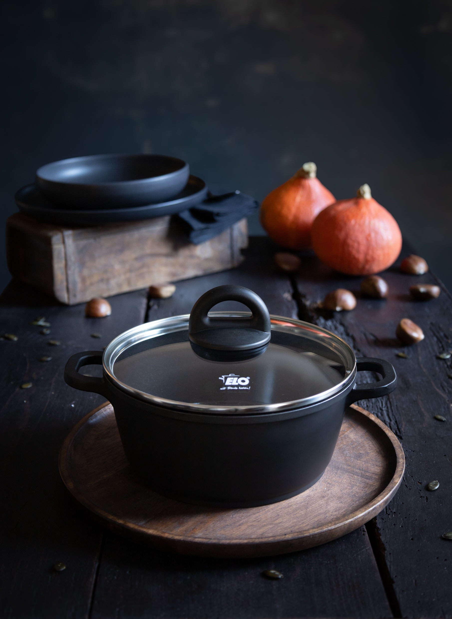 Elo Basic Casserole »Black« 1 tlg. Aluminium