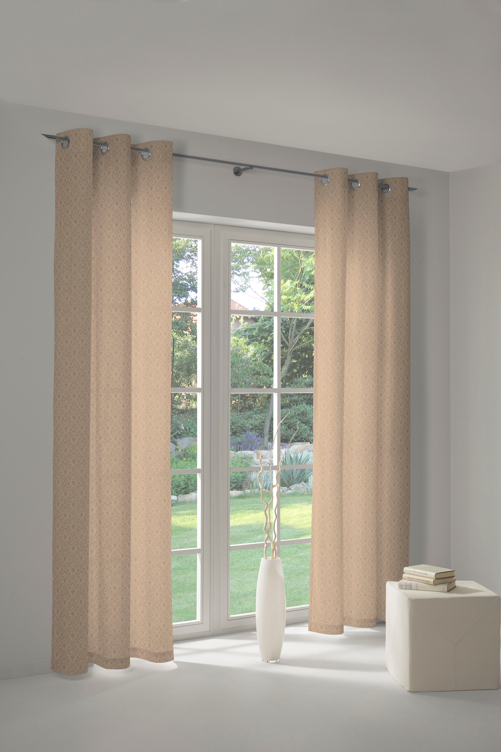 Adam Vorhang »Urban Cactus« Ösen 1 Stk. tlg. aus 100% Bio-Baumwolle