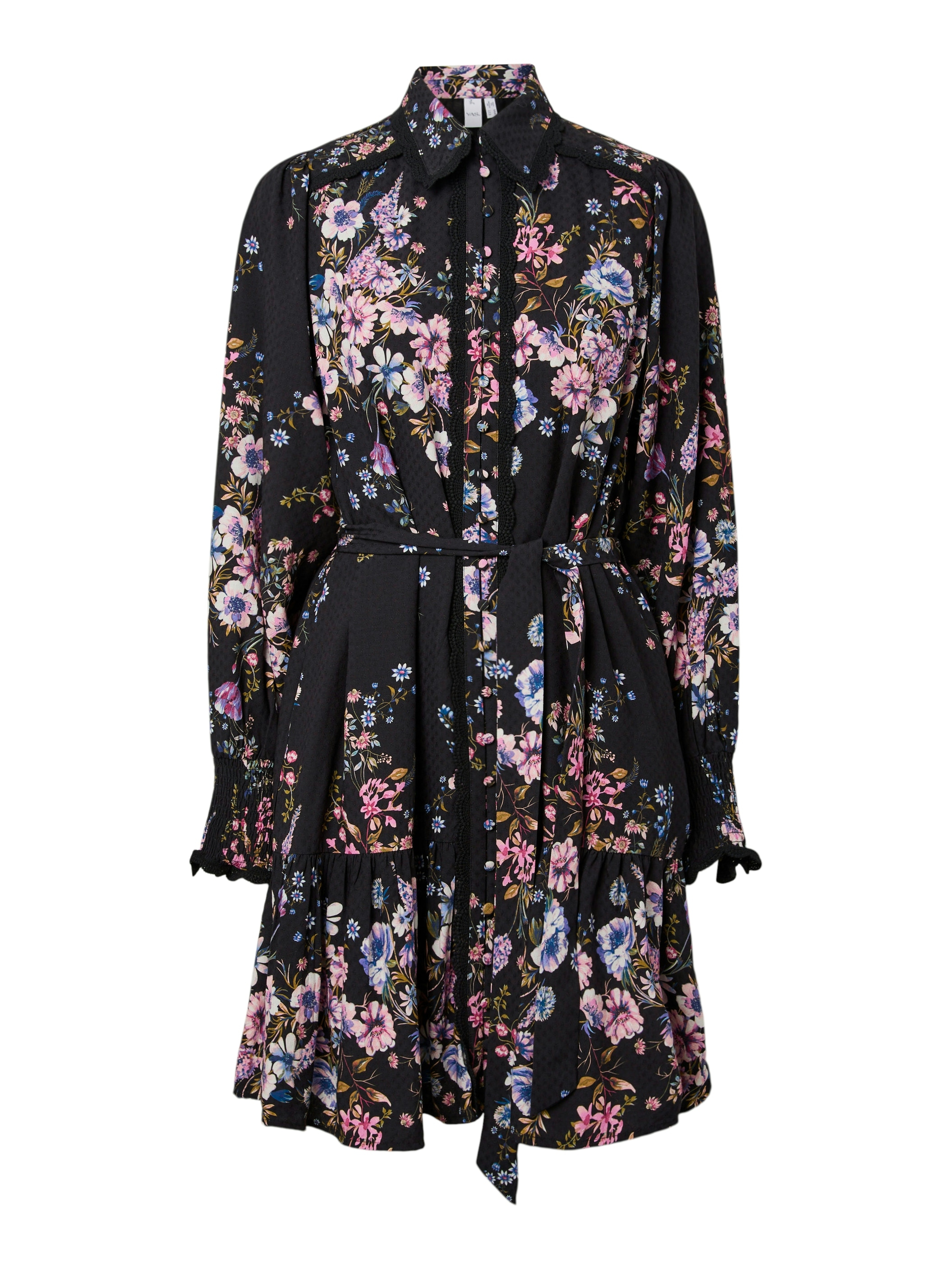 Y.A.S Blusenkleid »YASTILERA LS SHIRT DRESS S. NOOS« Viskose, regular fit
