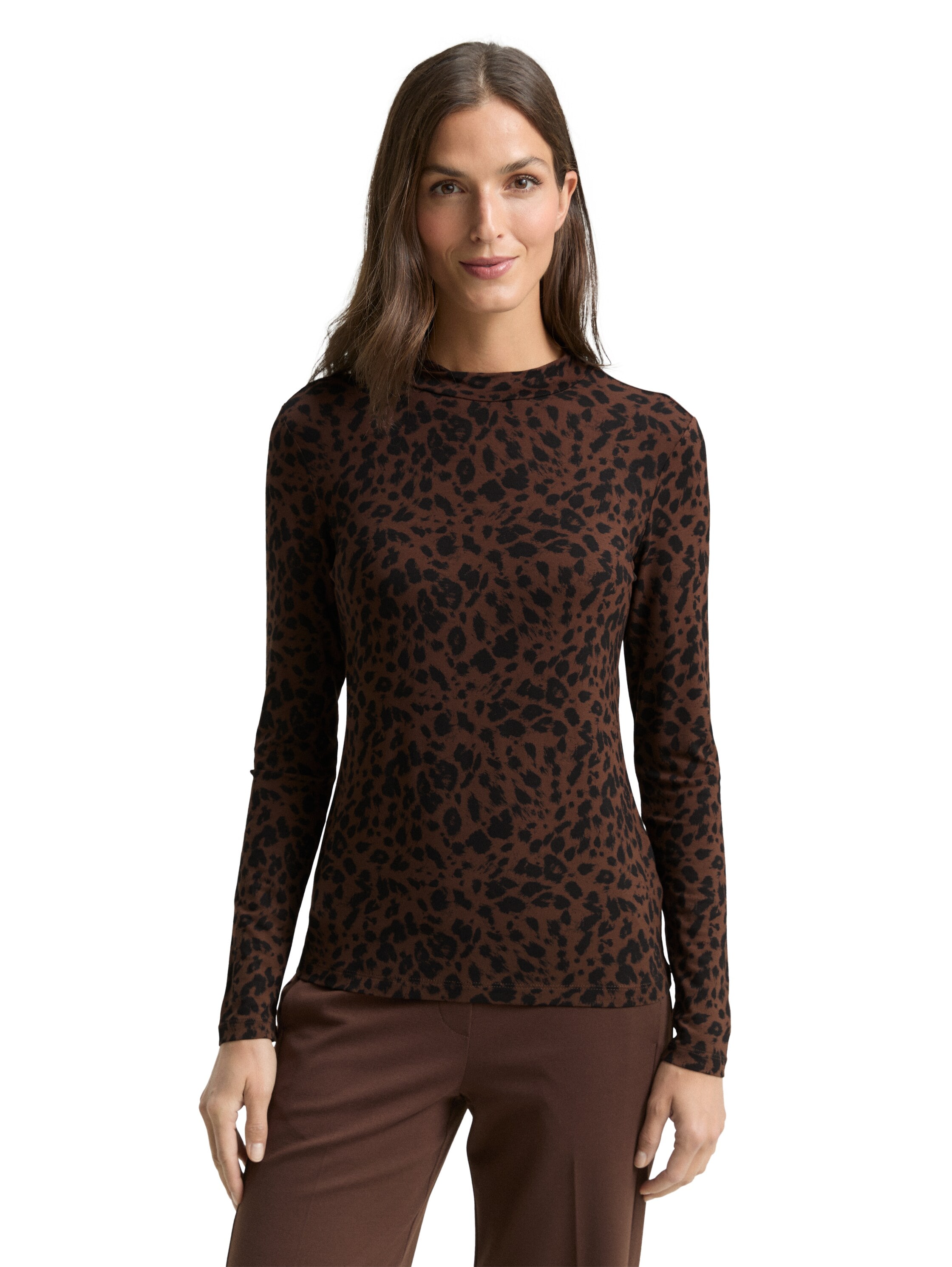 Image of TOM TAILOR Langarmshirt "Fied" mit All-Over Print