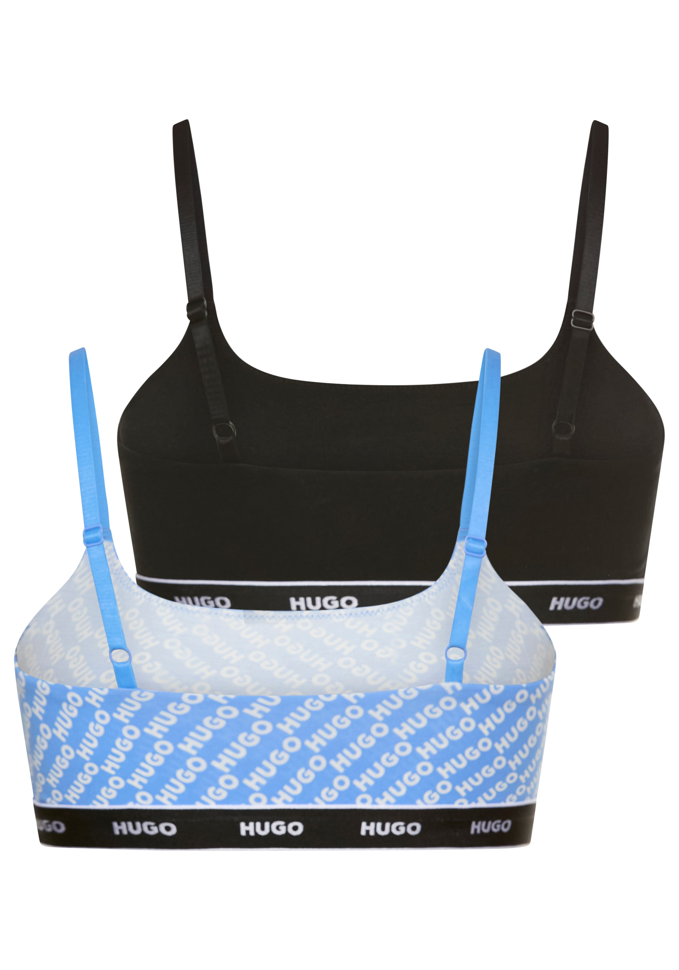 HUGO Underwear Bralette »TWIN BRALETTE DESIGN«, ohne Verschluss, ohne Polsterung