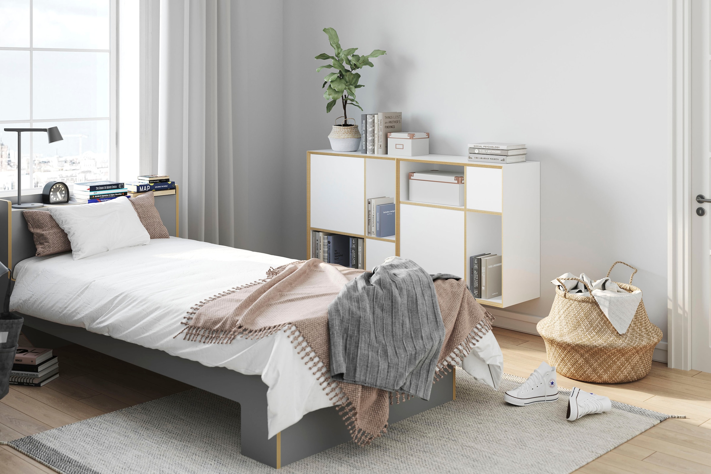 Müller SMALL LIVING Stapelbett »STAPELLIEGE Komfort (eine Liege)«, Komforthöhe 27.5 cm, ausgezeichnet mit dem German Design Award - 2019