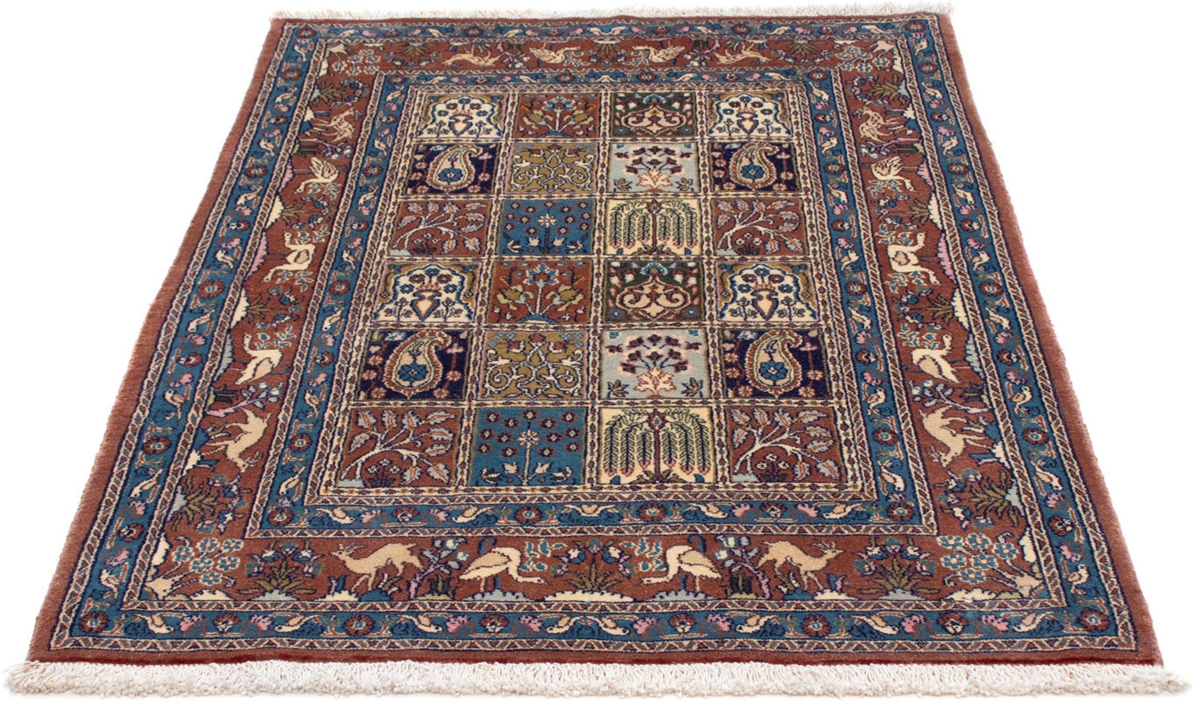Image of morgenland Orientteppich »Perser - Classic - 147 x 105 cm - mehrfarbig«, rechteckig, 10 mm Höhe, Wohnzimmer, Handgeknüpft, Einzelstück mit Zertifikat bei Ackermann Versand Schweiz