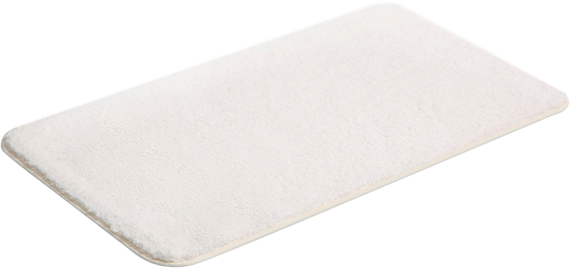 my home Badematte »Regona, Badteppich, Badvorleger, Badezimmer Teppich«, rutschhemmend beschichtet, fussbodenheizungsgeeignet-schnell trocknend-strapazierfähig, Uni Farben, besonders weich, als rechteckig und halbrund erhältlich