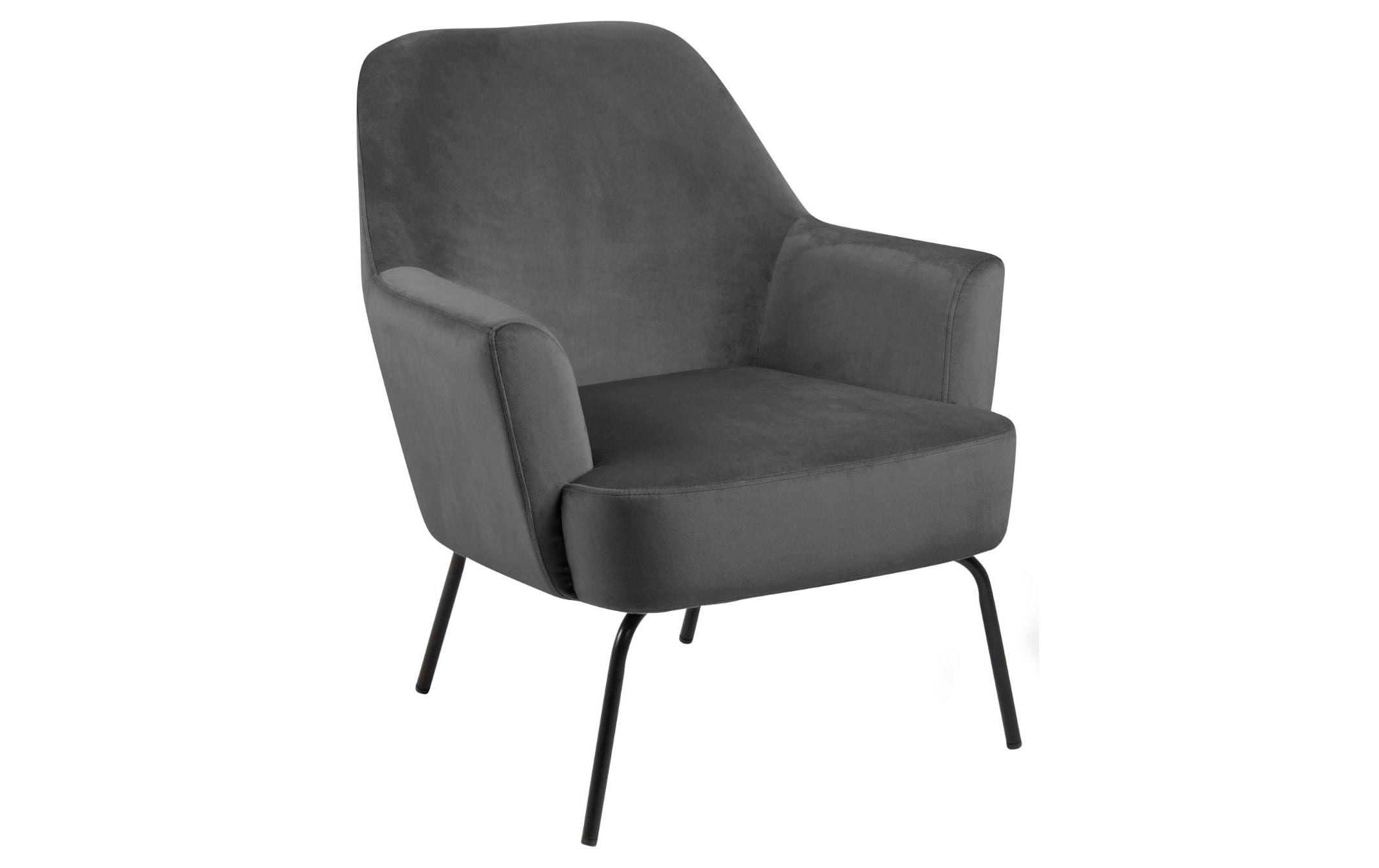 Image of AC Design Sessel "Melissa 75 x 83 cm" Eleganter Loungesessel mit weichem Samtbezug