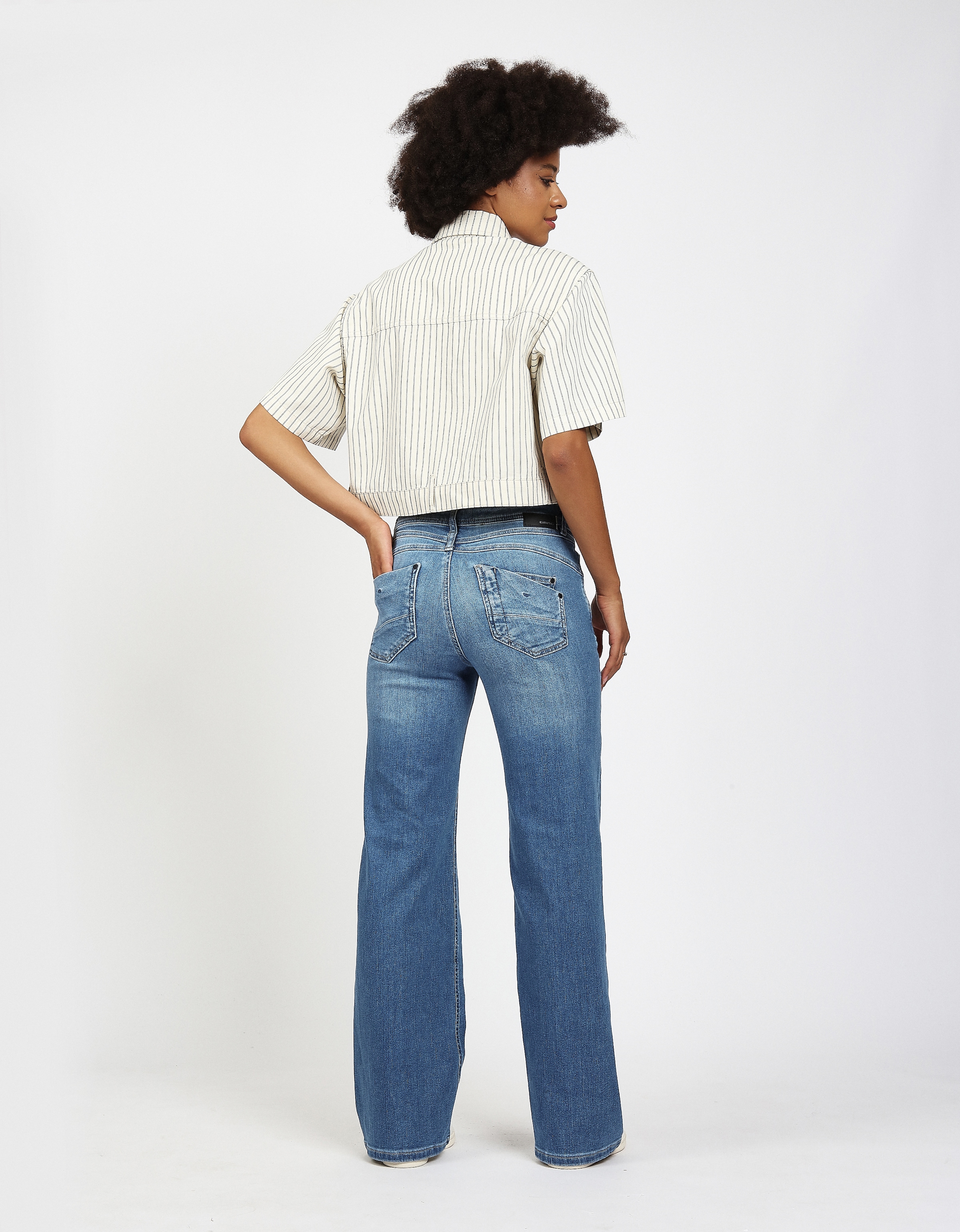 GANG 5-Pocket-Jeans »94AMELIE WIDE LONG« Long = 4 cm länger