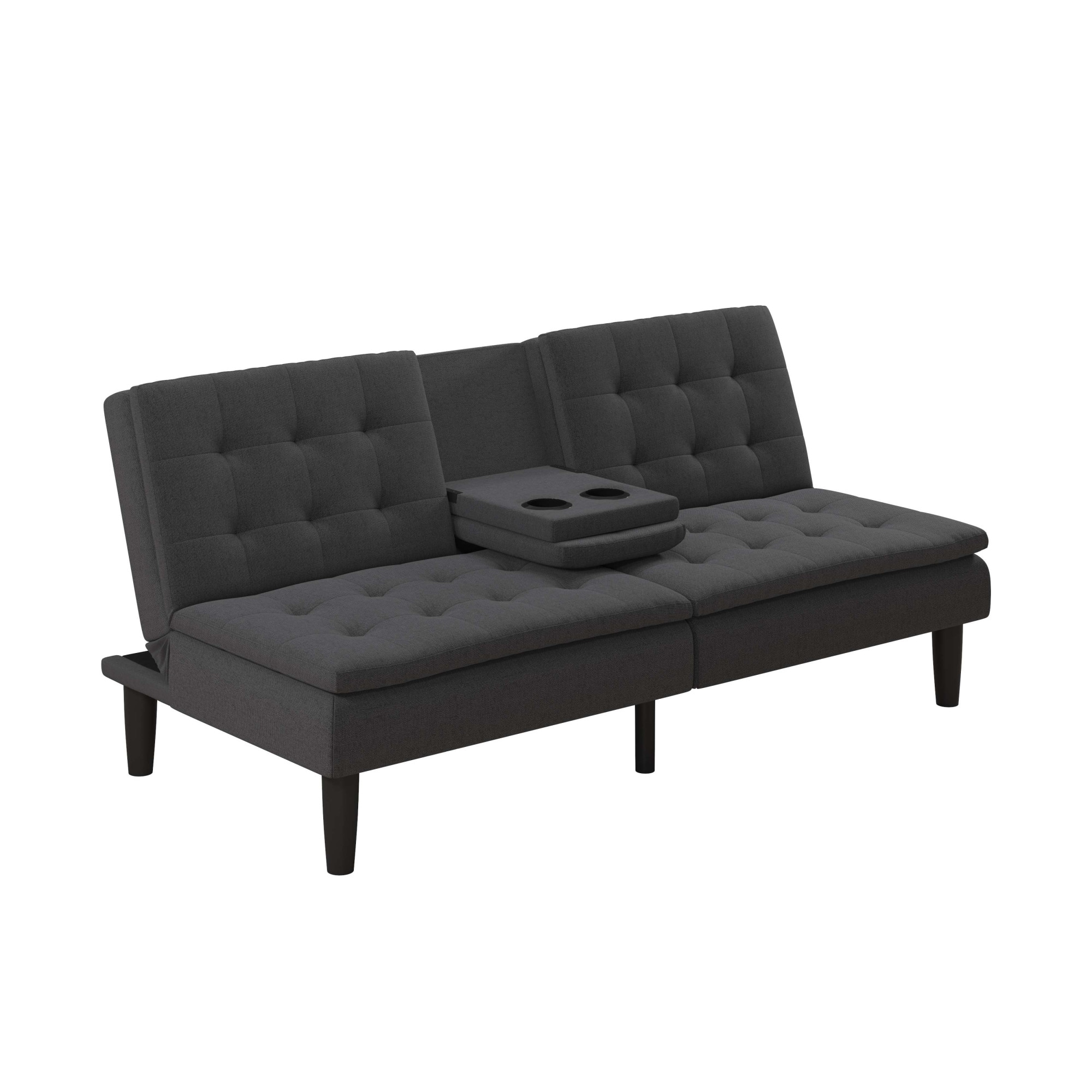 Dorel Home Canapé-lit »MAINE, Kinosofa mit Relax- und Bettfunktion, 2 Getränkehalter,« Liegefläche 190 x 110 cm, Webstoff und Kunstleder
