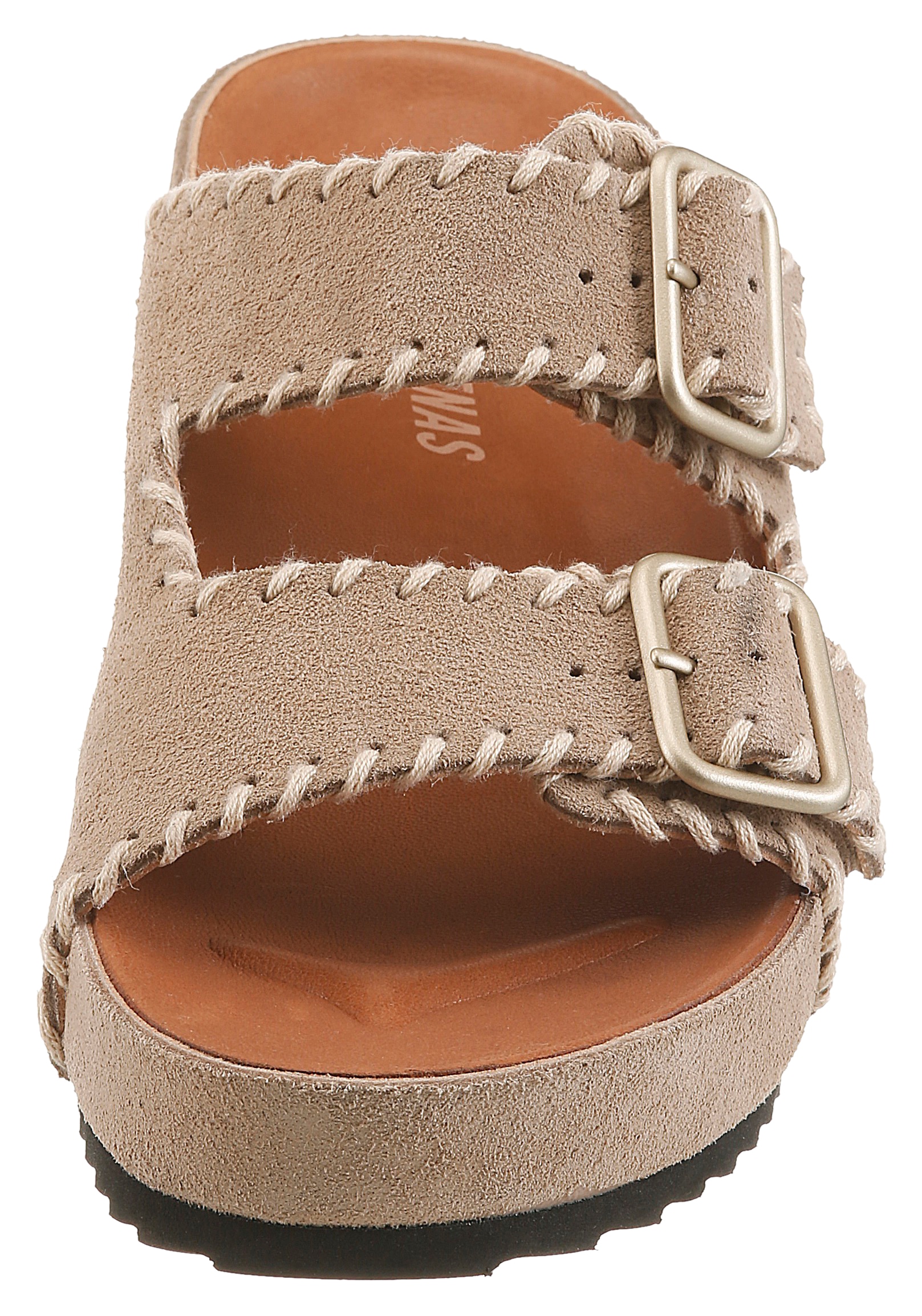 VERBENAS Pantolette »ELENA SERRAJE PASADO«  Chaussure d'été, chausson, chaussure de plage avec deux boucles réglables