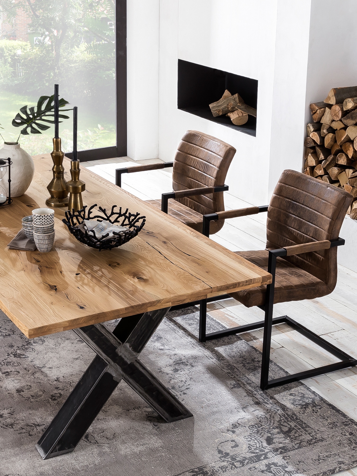 SIT Tischbein 1 Stk. tlg. im Used-Look