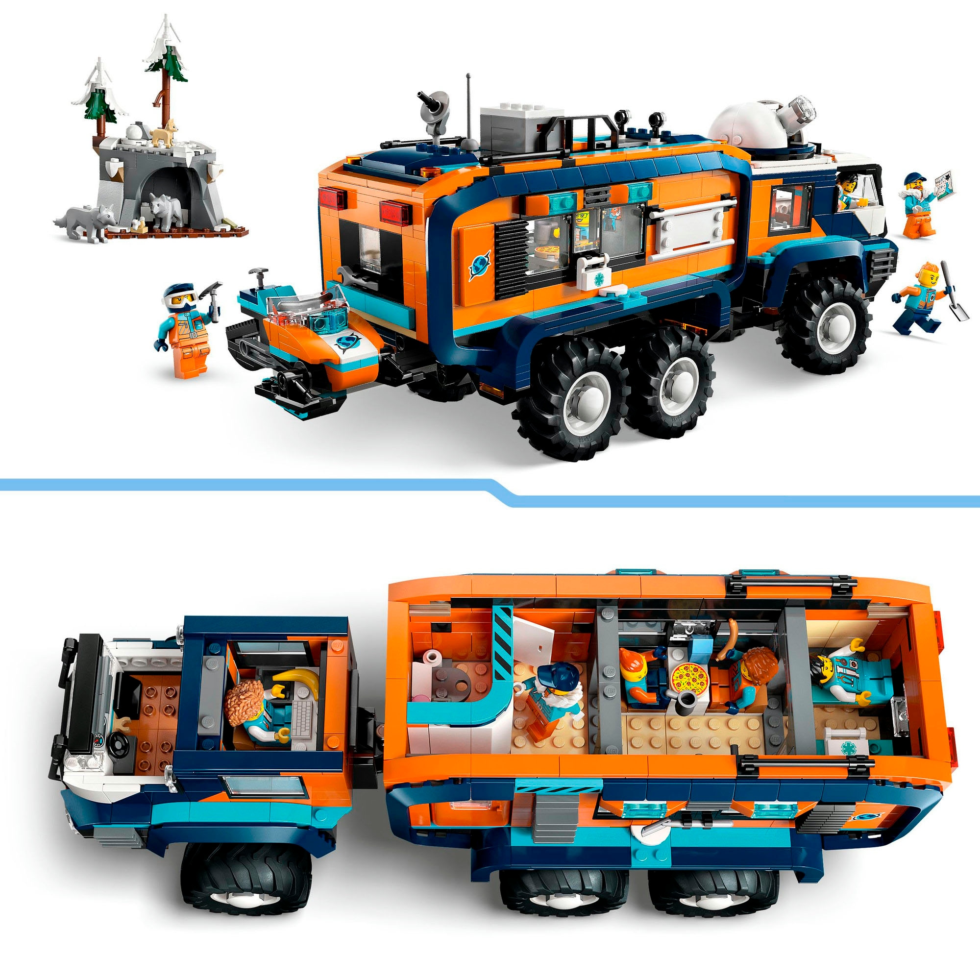 LEGO® Pions de construction »Arktis-Truck mit Labor (60471), LEGO City« Made in Europe