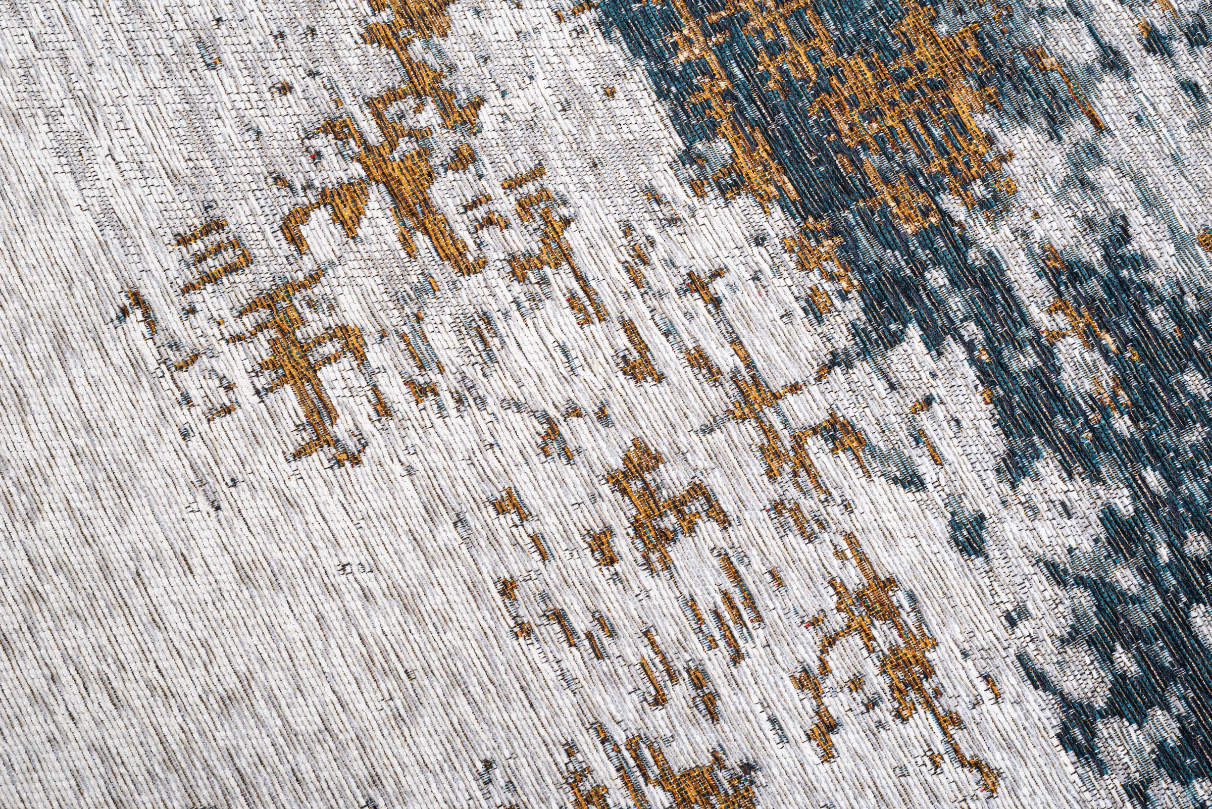 Sansibar Teppich »Keitum 012«, rechteckig, 3 mm Höhe, Flachgewebe, modernes Design, Motiv Sylt & gekreuzte Säbel