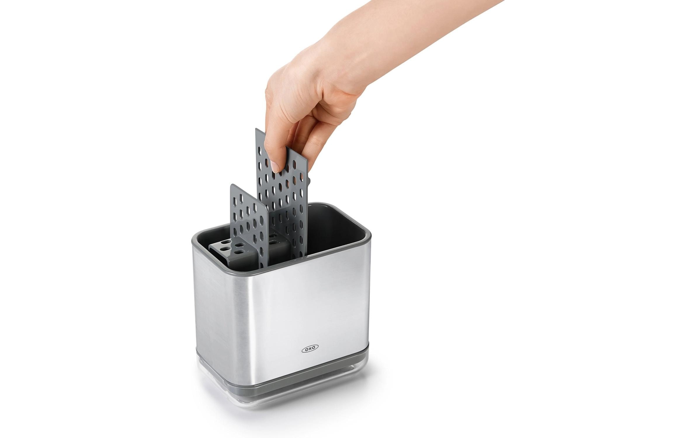 OXO Good Grips Support de rangement pour accessoires für die Spüle, Edelstahl