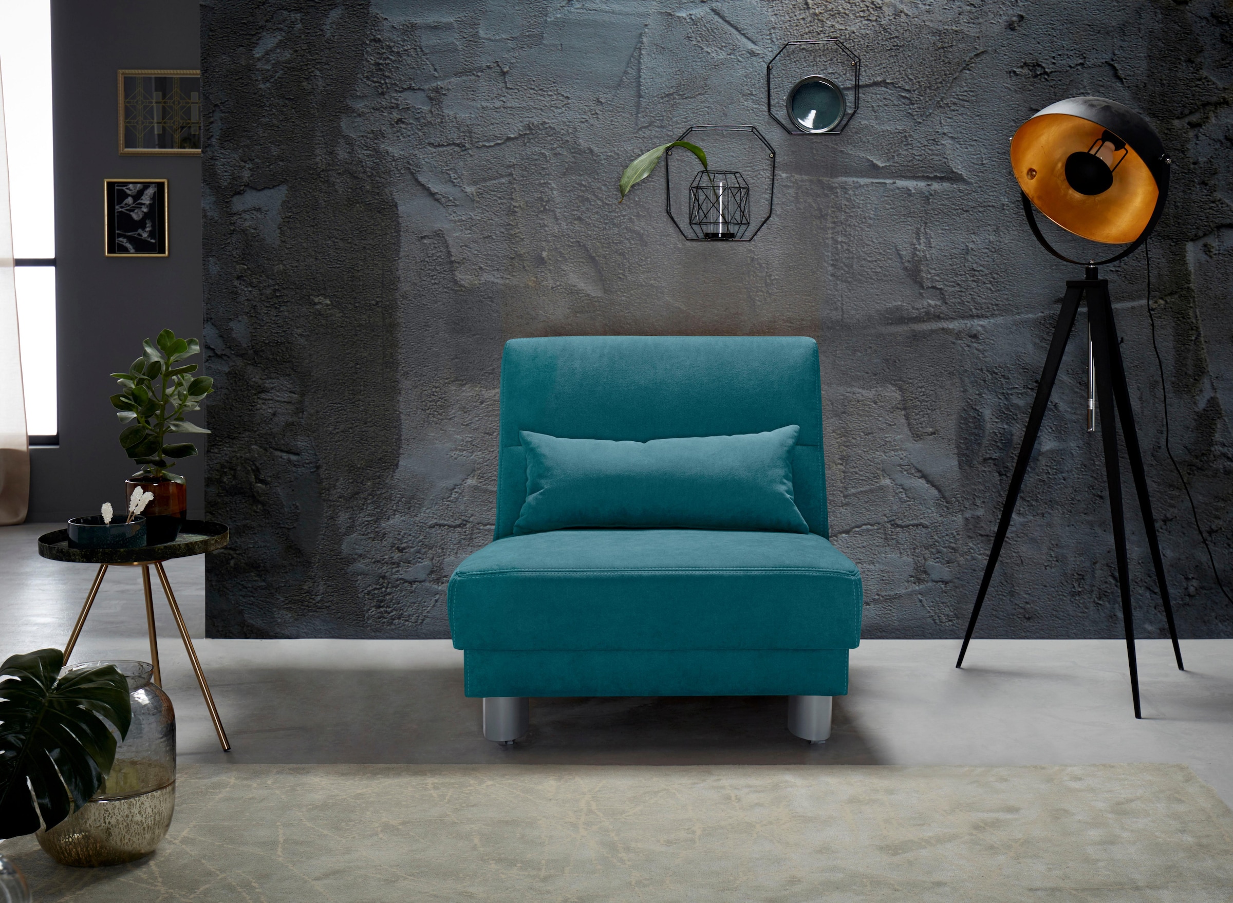 Home affaire Canapé-lit »Gina« mit einem Handgriff vom Sofa zum Bett