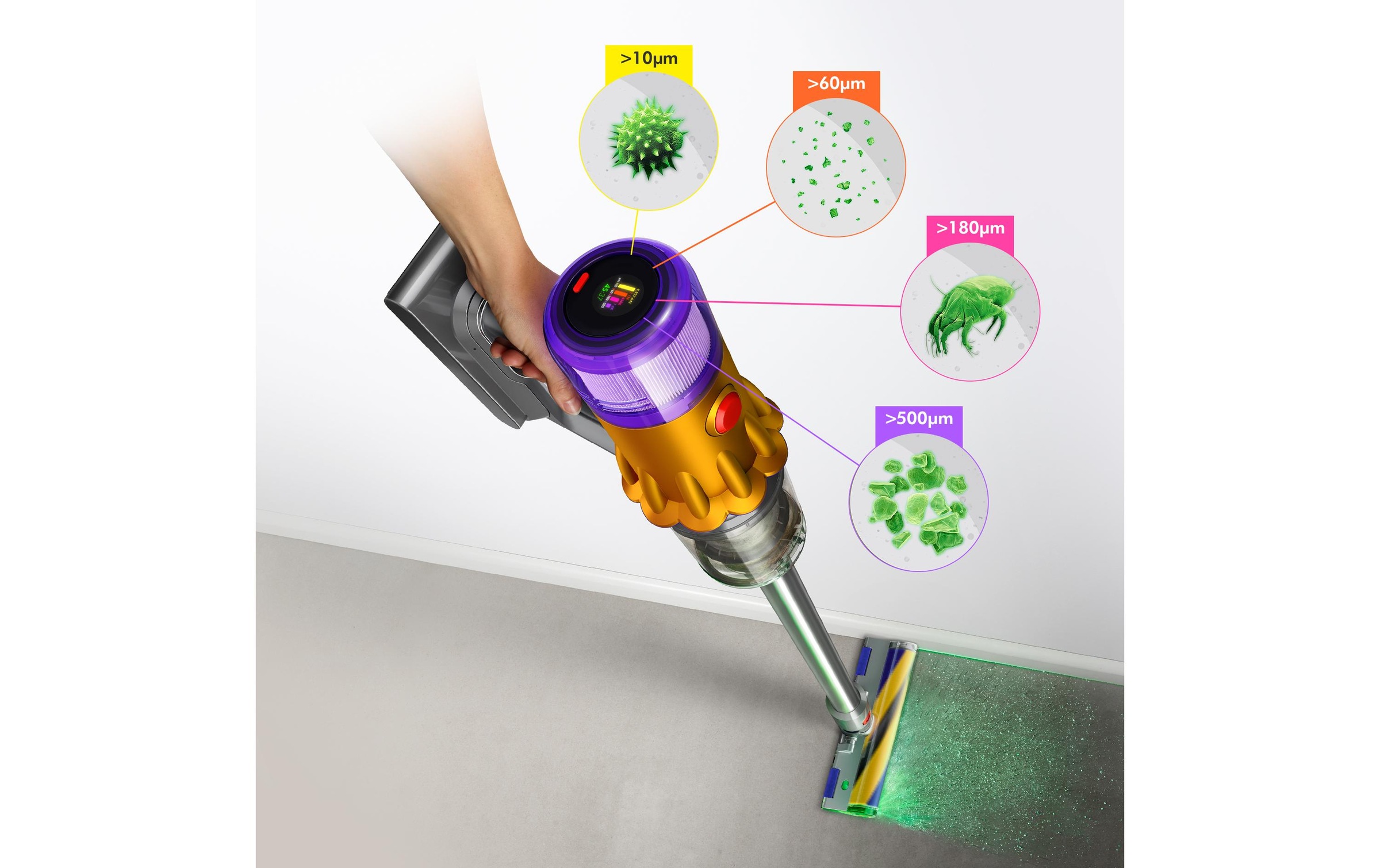 DYSON Akku-Hand-und Stielstaubsauger »V12 Detect Slim Absolute«