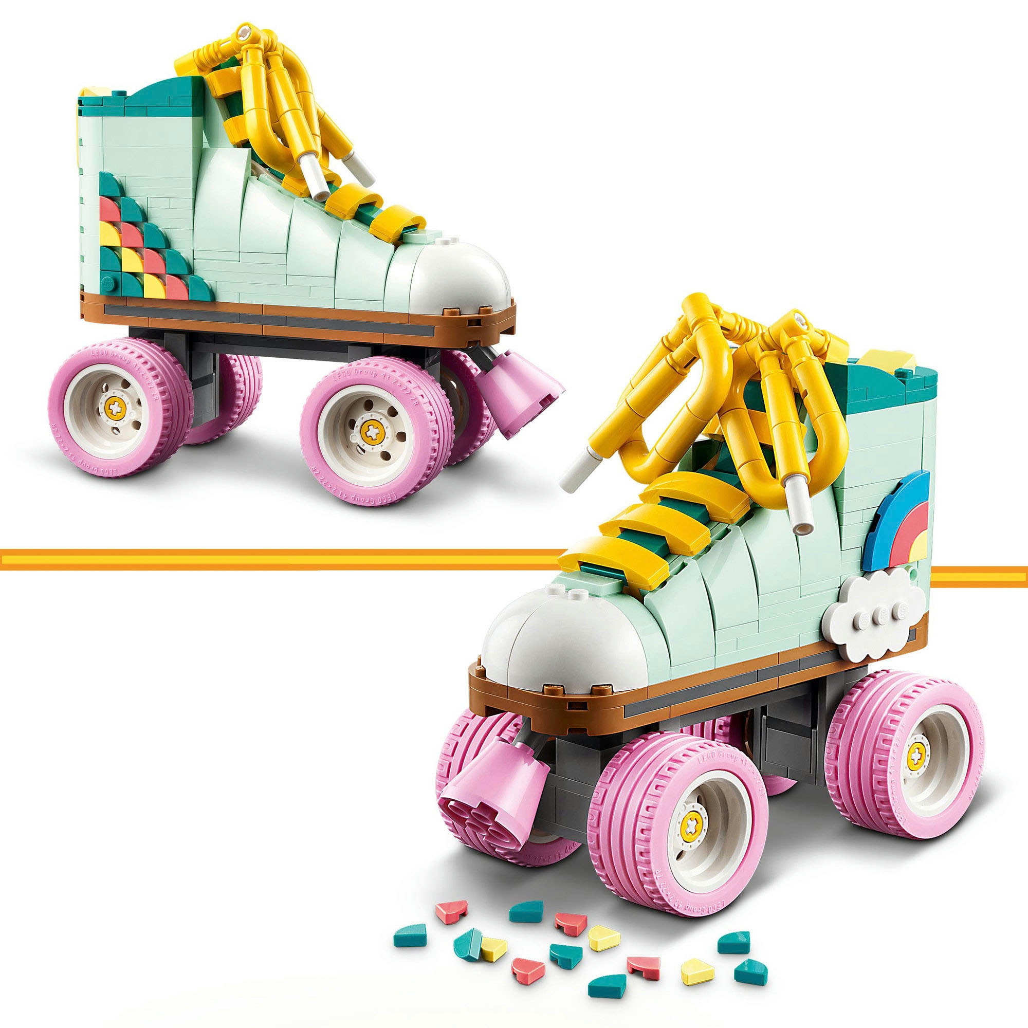 LEGO® Konstruktionsspielsteine »Rollschuh (31148), LEGO Creator 3in1« Made in Europe
