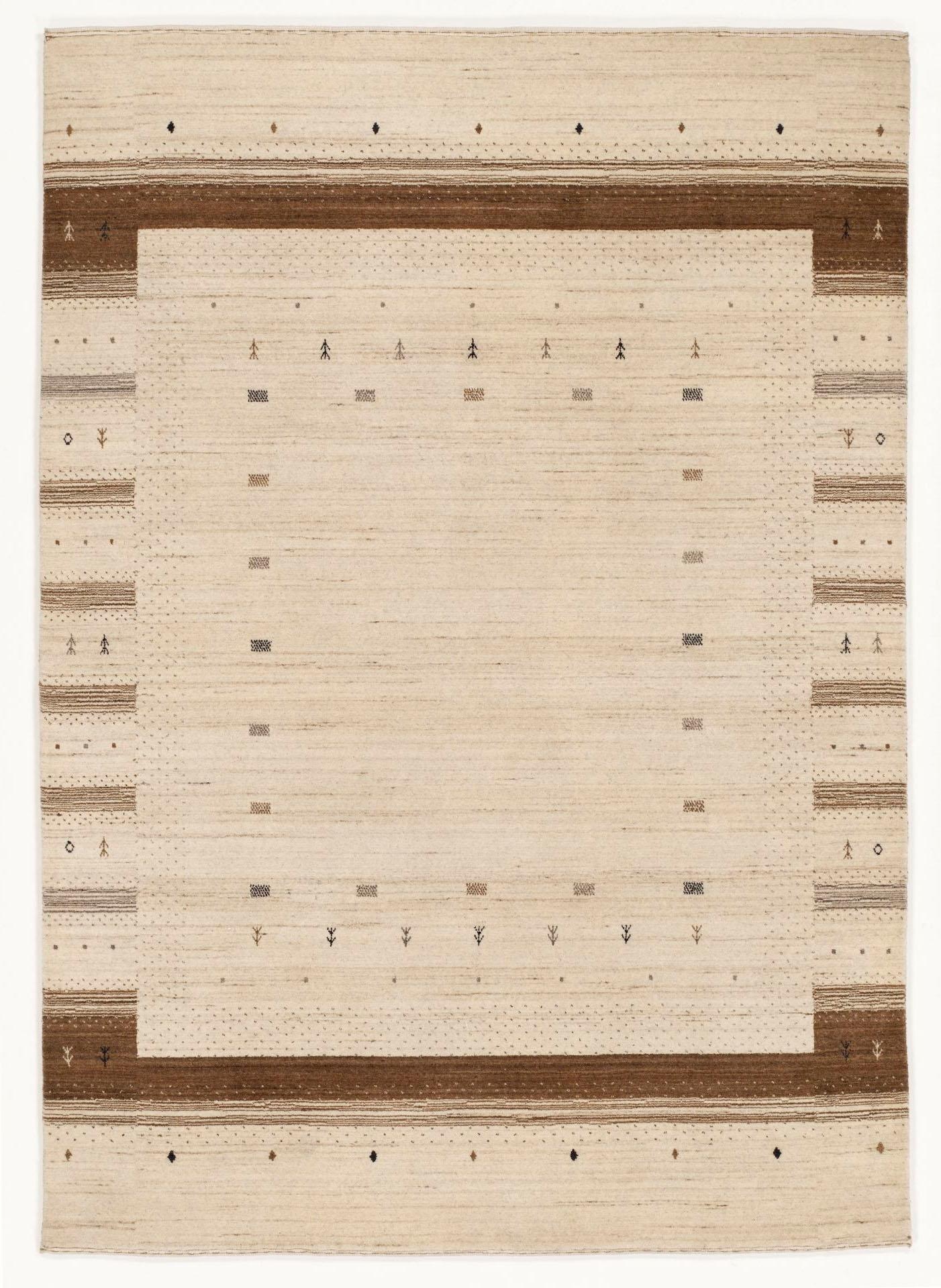 Image of OCI DIE TEPPICHMARKE Wollteppich "Loriba Avalon" rechteckig 14 mm Höhe Gabbeh, reine Wolle, handgeknüpft, Wohnzimmer