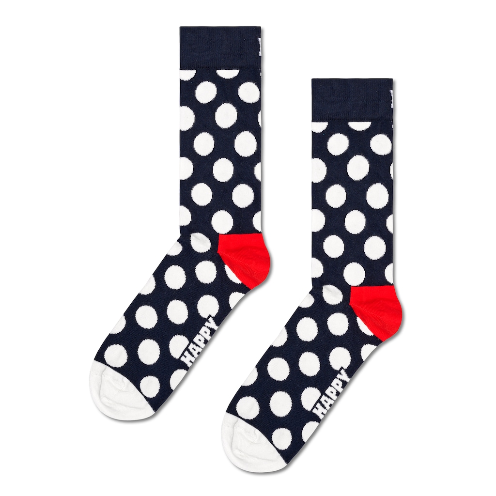 Happy Socks Socken »Classic Big Dot Socks«, (Packung, 2 Paar), Dots & Stripes