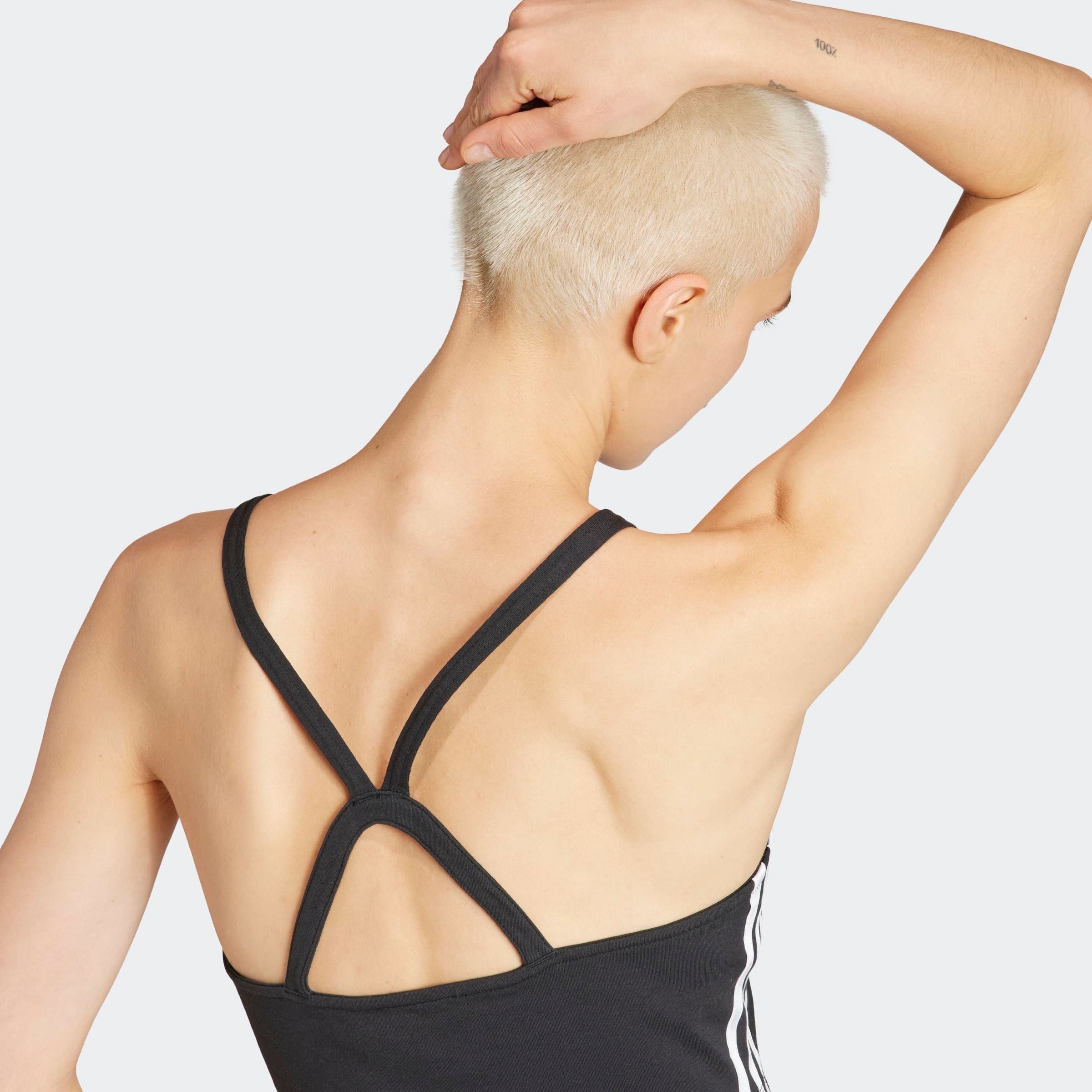 adidas Originals Tanktop »3 S CROP TOP« sportliche Schnittform, für Laufen und sportliche Aktivitäten