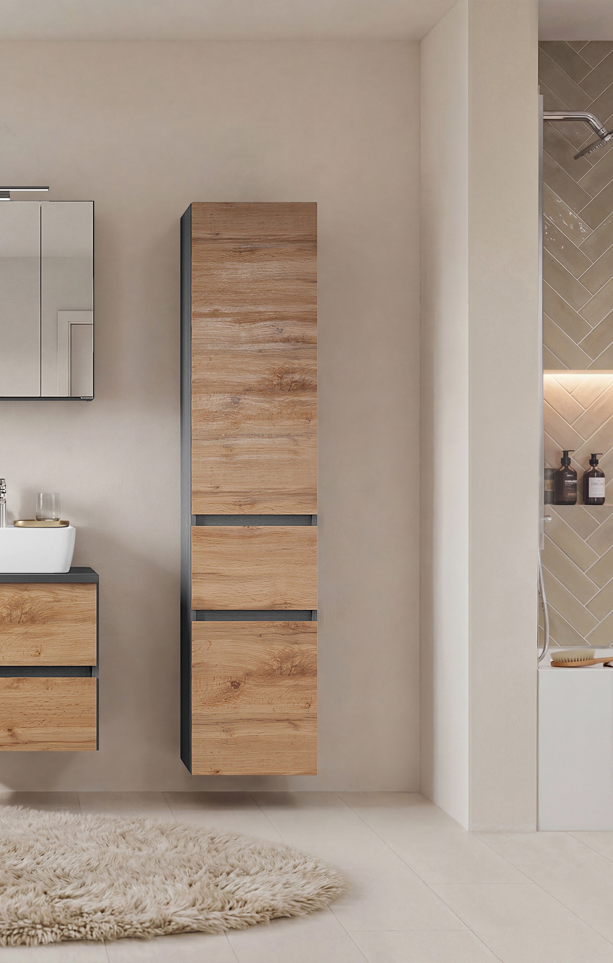 GOODproduct »BOZEN, 2-tlg. Unterbecken-Set - Seitenschrank«