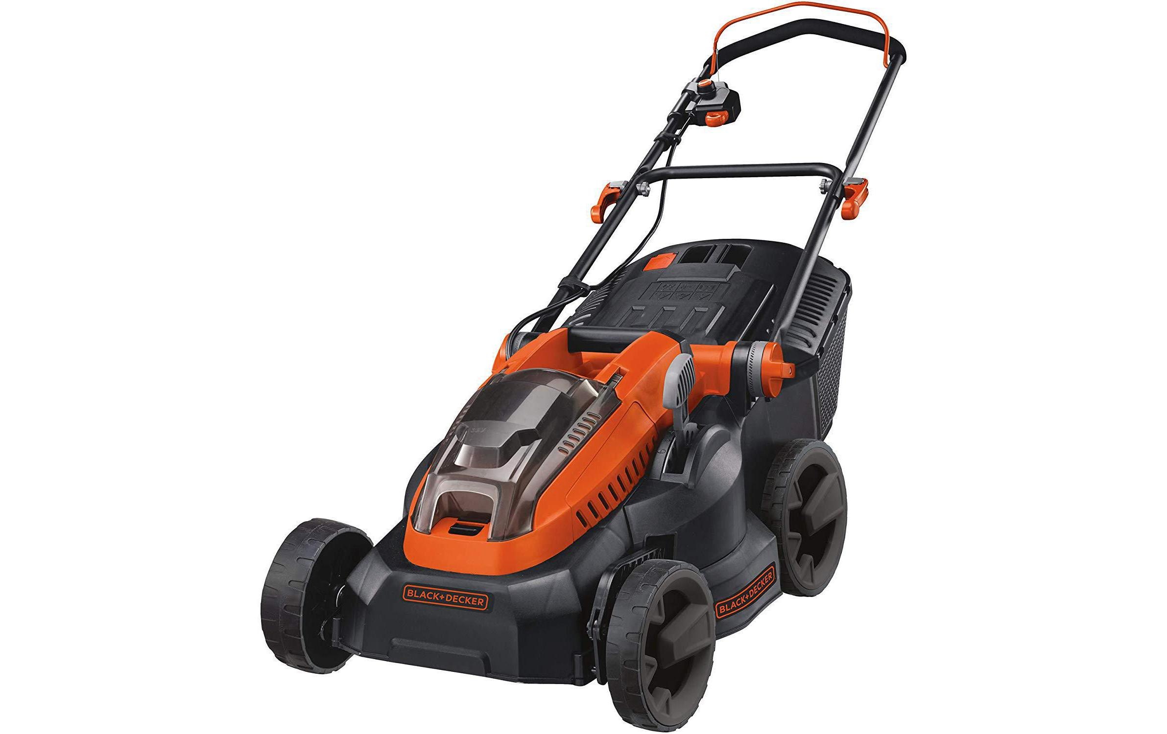 Image of Black + Decker Akkurasenmäher »CLM3820L1 Kit«, (Set, Lieferumfang: Akku-Rasenmäher / 1x 36V, 2.0Ah Akku / 1x 35l Fangkorb / 1x 90-Min.-Schnellladegerät / 1x Sicherheitsschlüssel), Schneidesystem: Sichel-/Kreiselmäher bei Ackermann Versand Schweiz