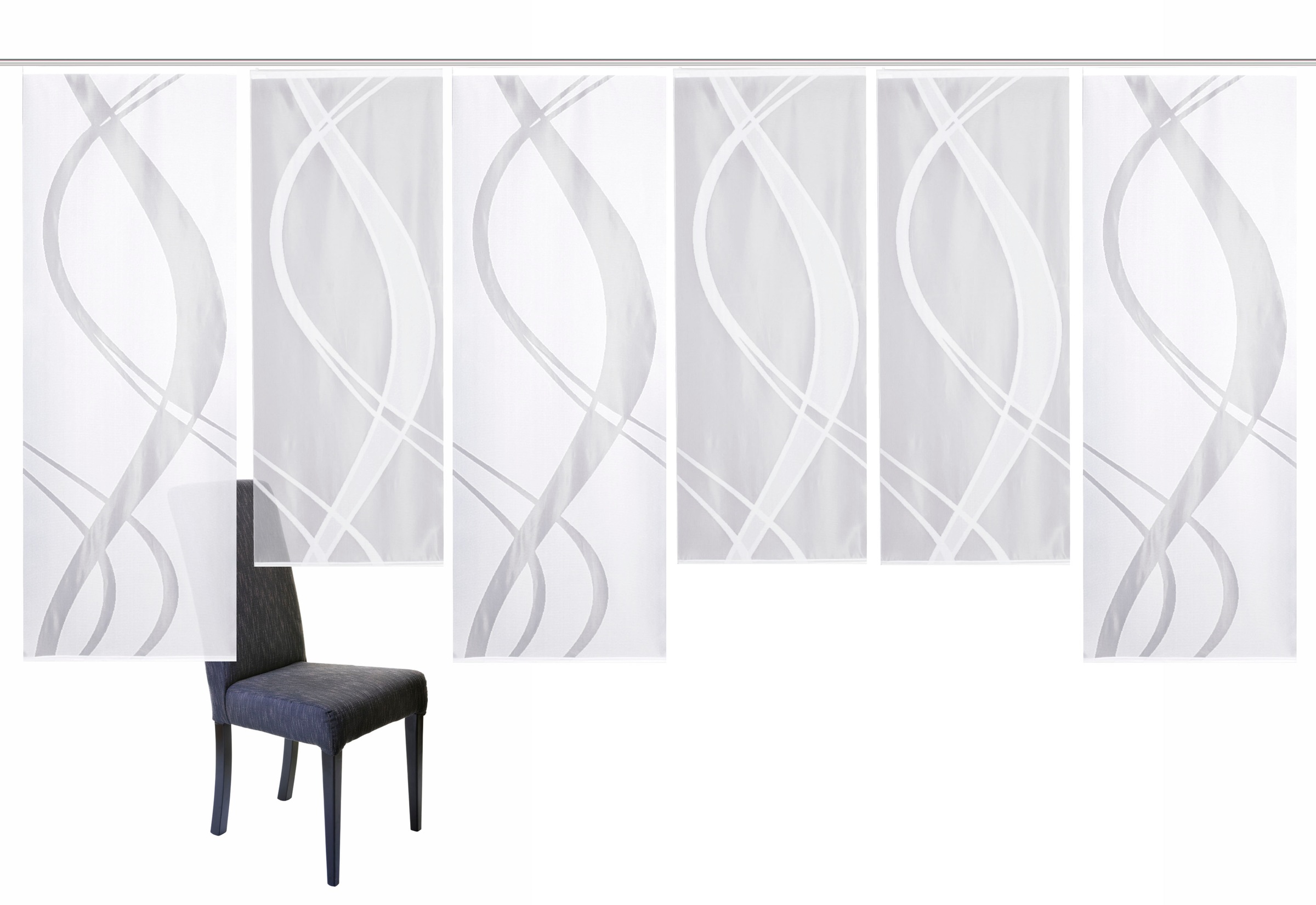 Image of HOME WOHNIDEEN Schiebegardine »TIBASA«, (6 St.), halbtransparent bei Ackermann Versand Schweiz