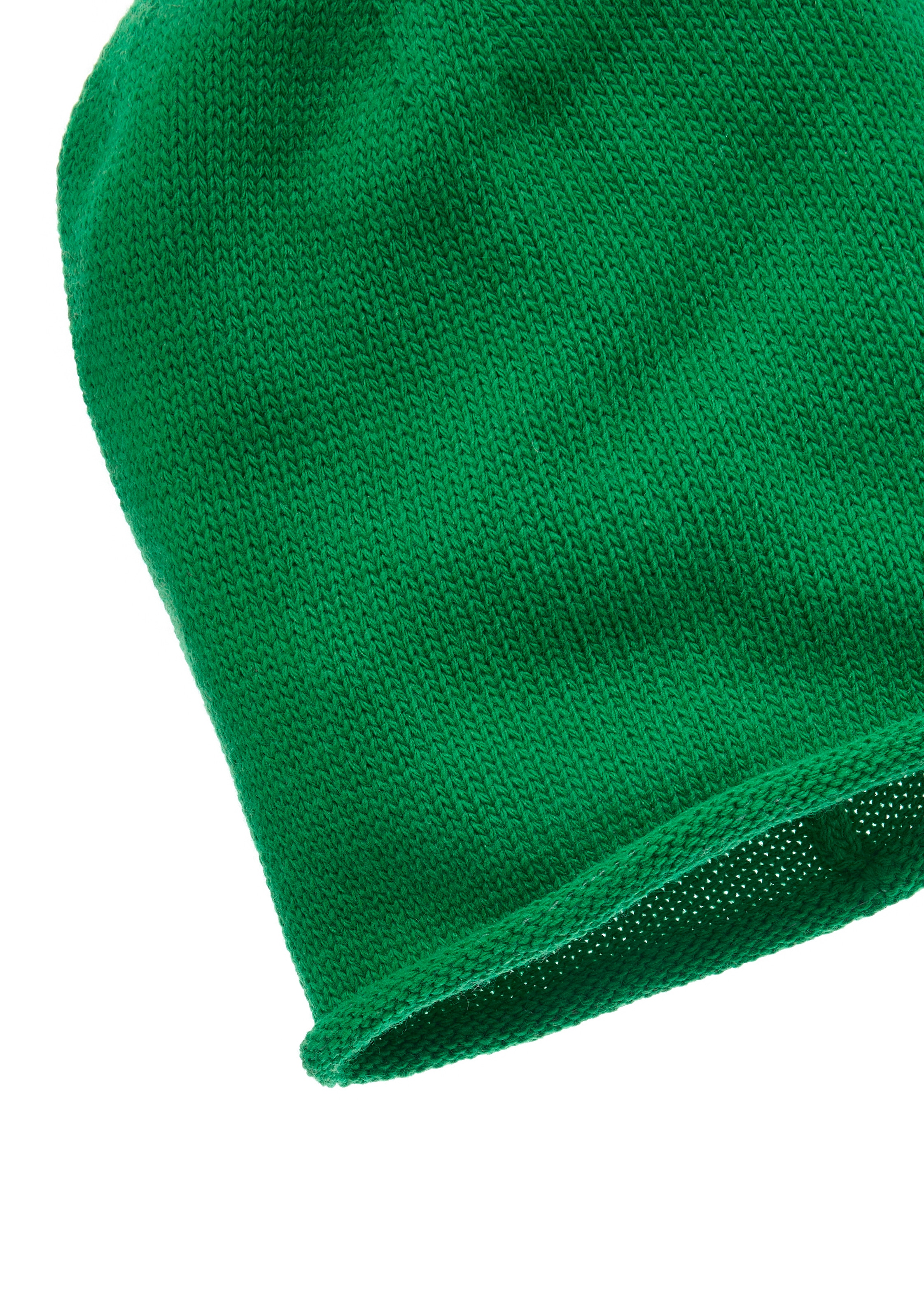 LASCANA Beanie, Strickmütze, Feinstrick mit Rollrand, Wintermütze, Herbstmütze, Mütze