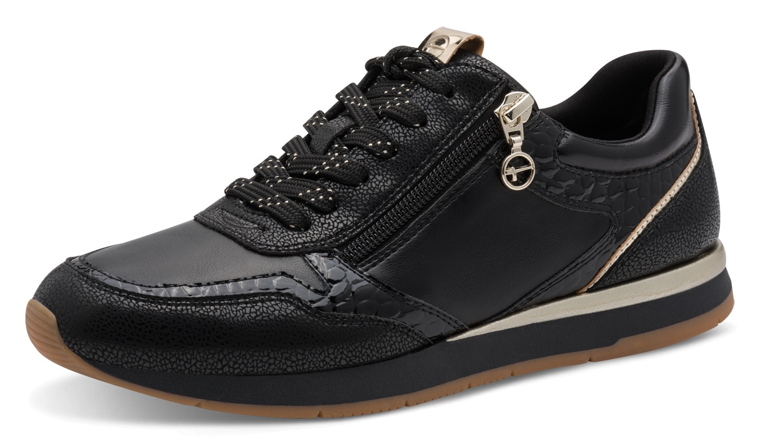 Image of Tamaris Plateausneaker, Schnürschuh, Freizeitschuh, Halbschuh in veganer Verarbeitung
