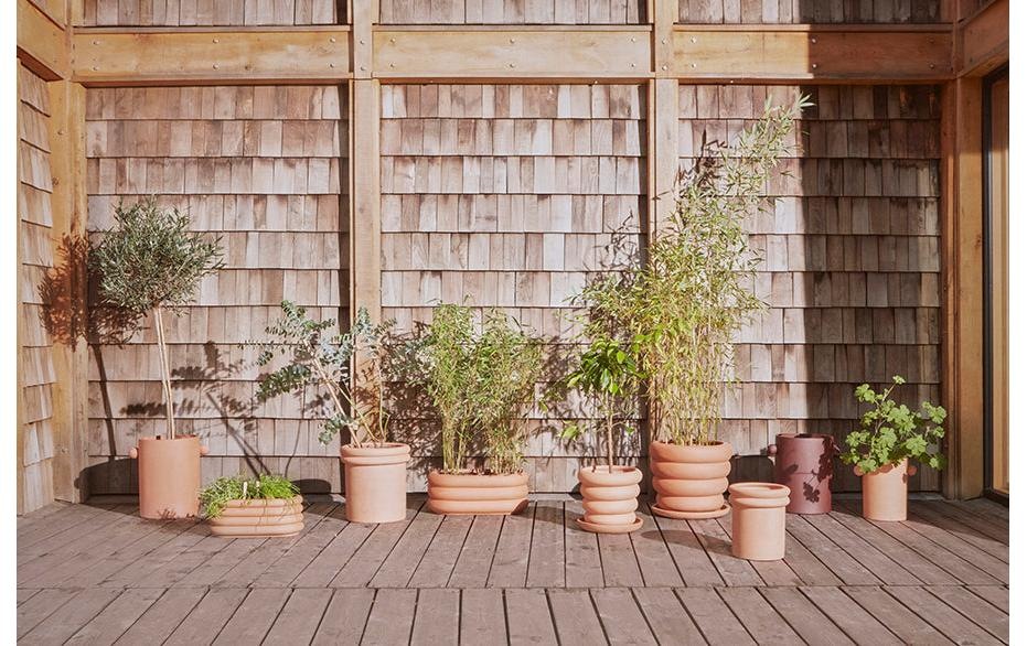 OYOY Blumentopf »Awa Outdoor Small, Terracotta«