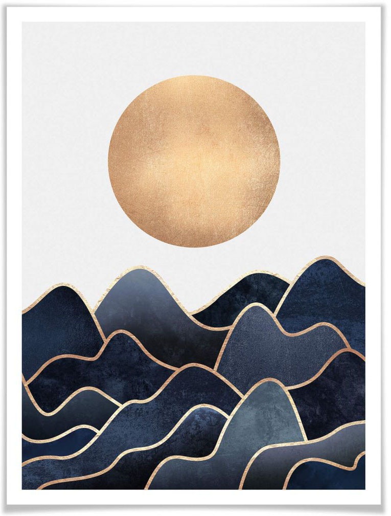 Image of Wall-Art Poster »Wellen«, Landschaften, (1 St.) bei Ackermann Versand Schweiz