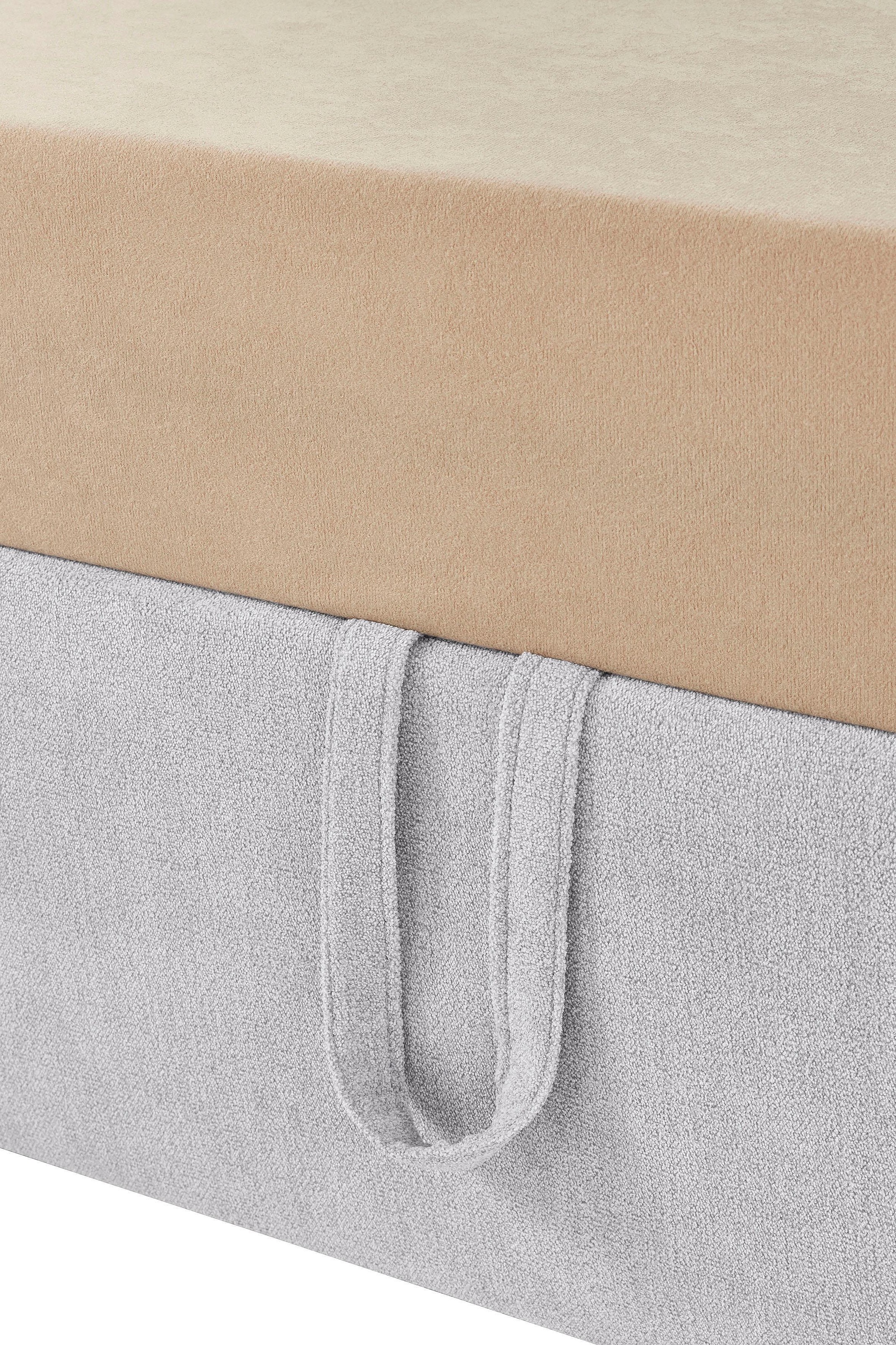 exxpo - sofa fashion Ecksofa »Kyoto, inkl. Kopfteil- und Armteilverstellung, hoher Sitzkomfort«, wahlweise mit Bettfunktion und Bettkasten, hochwertige Bezüge, L-Form
