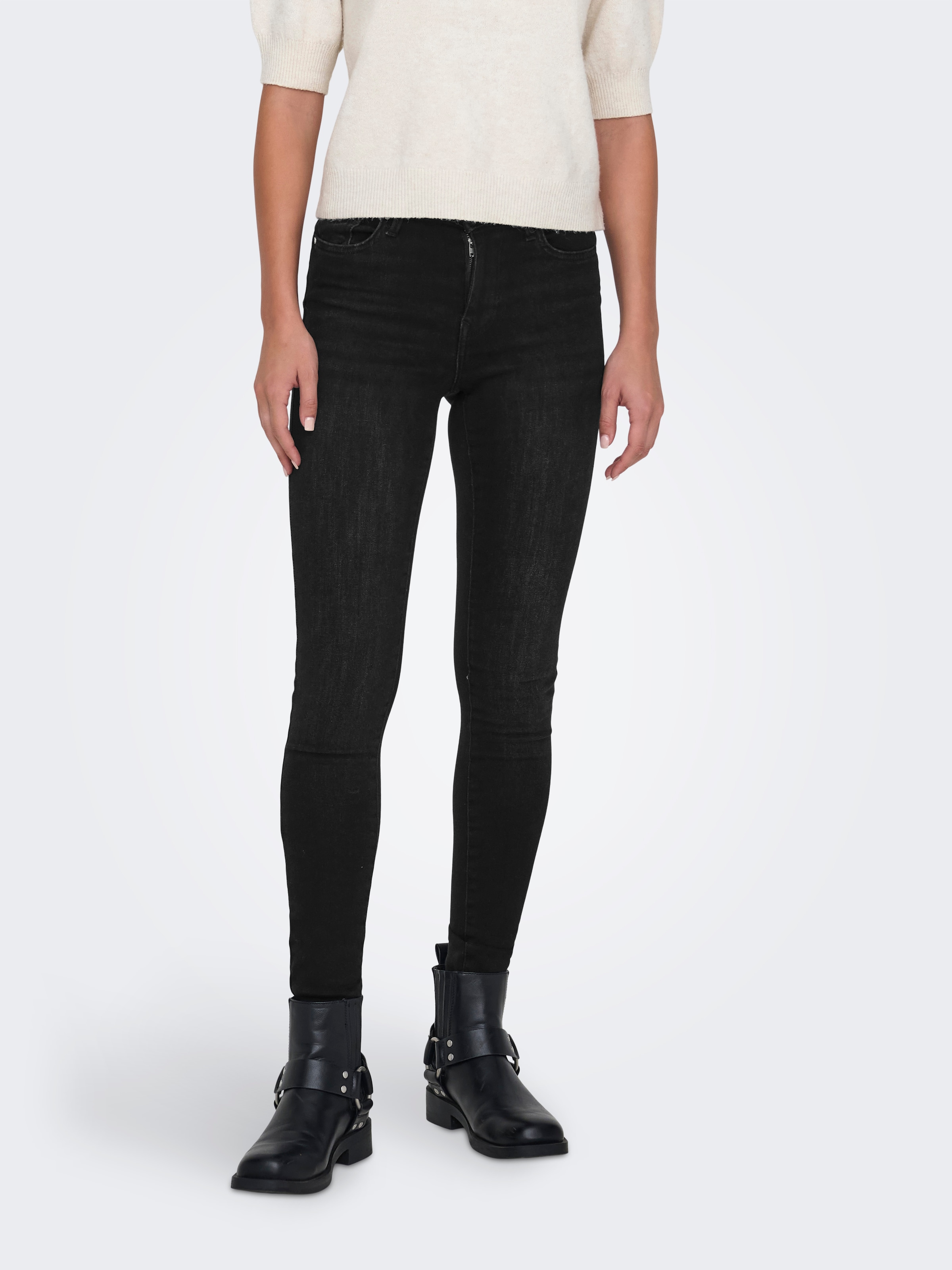 Image of ONLY Skinny-fit-Jeans "ONLPOWER MID PUSH UP SK DNM TAI886"