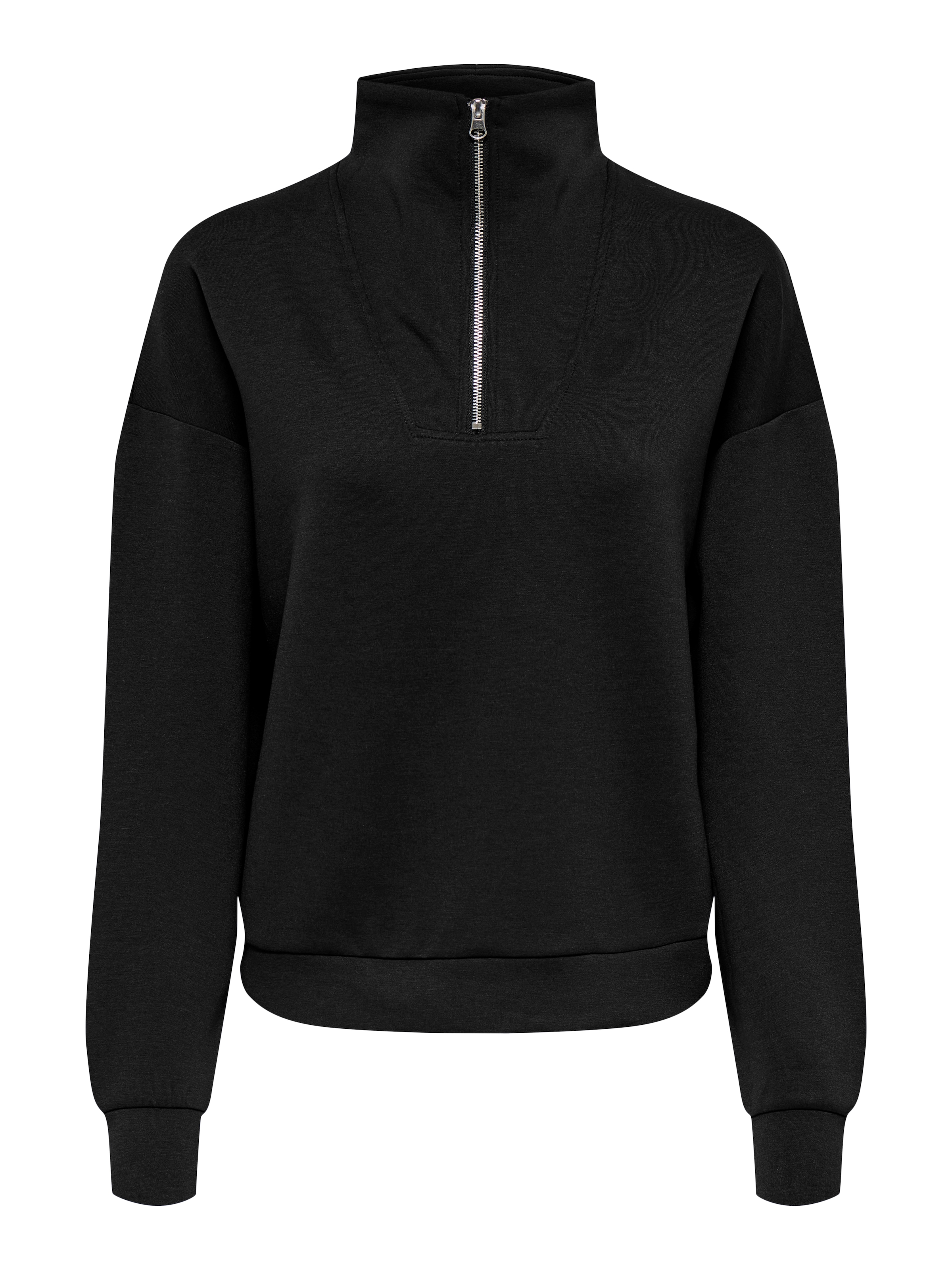 ONLY Play Sweater »ONPLOUNGE HN LS HZ DS SWT NOOS«, Materialmix, loose fit
