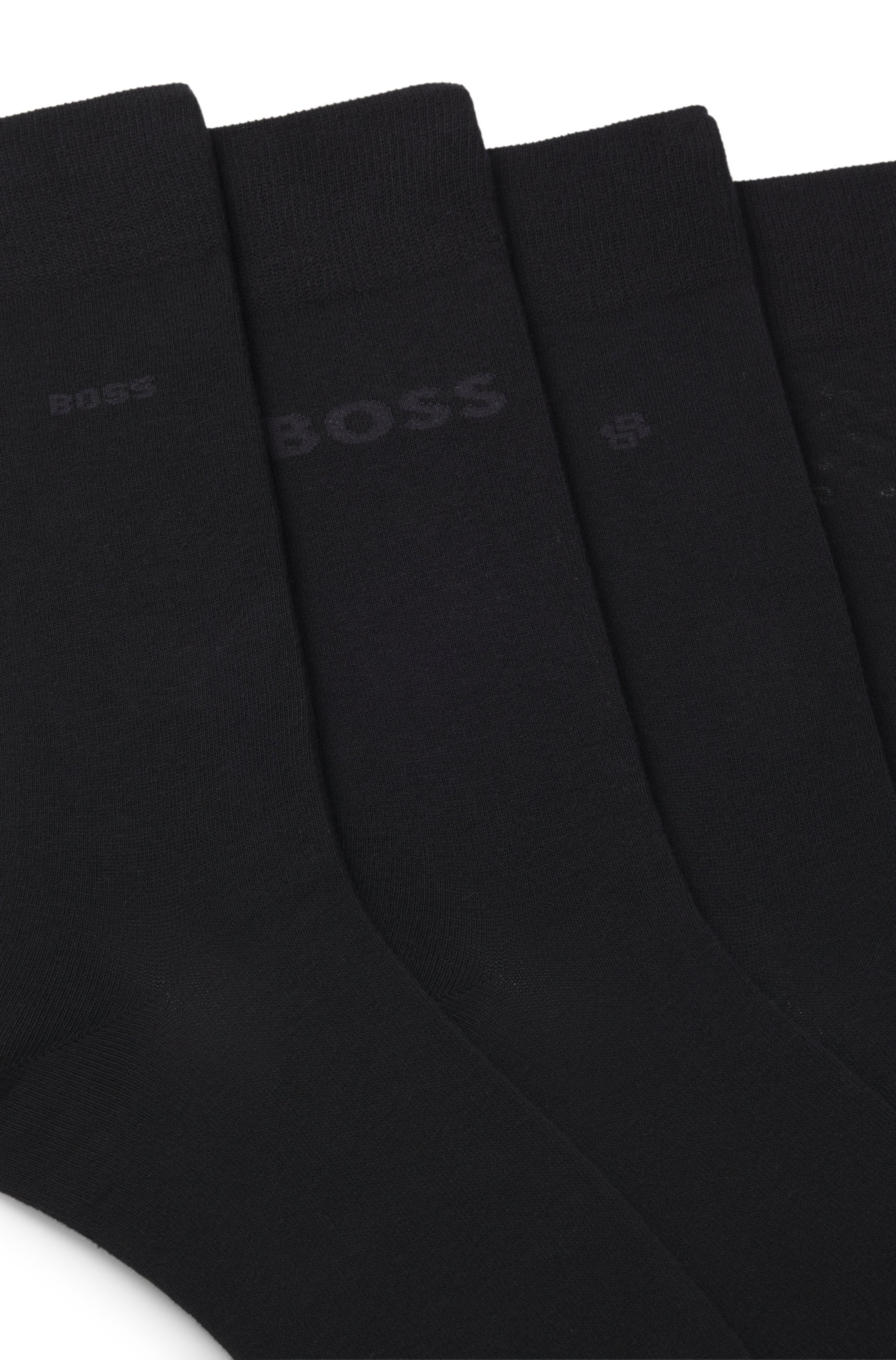 BOSS Chaussettes »4PRSGiftset IconicCC« Neuheit, verstärkte Zehen- und Fersenpartie