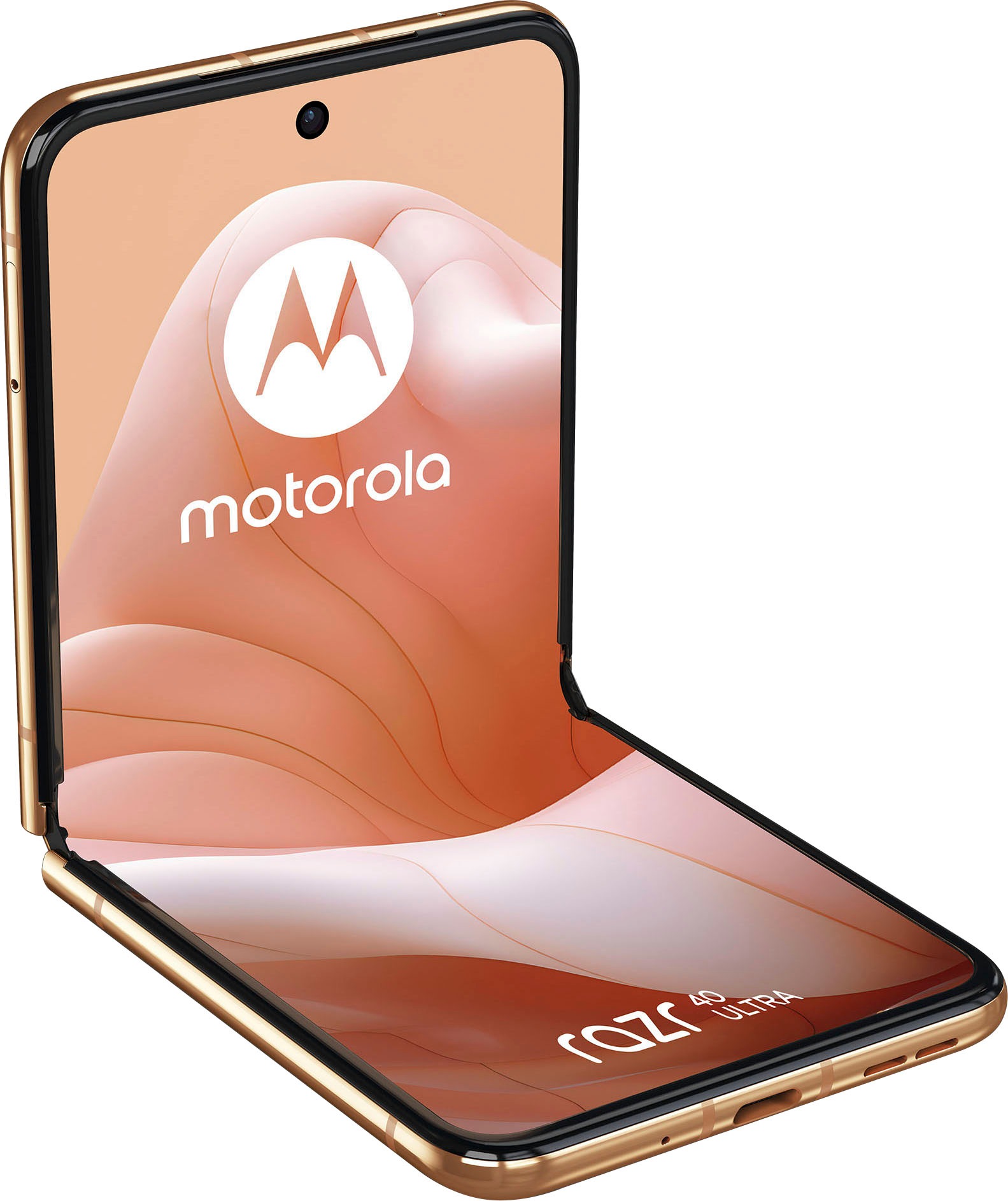 Image of Motorola Smartphone "Motorola razr40 ultra" Peach Fuzz