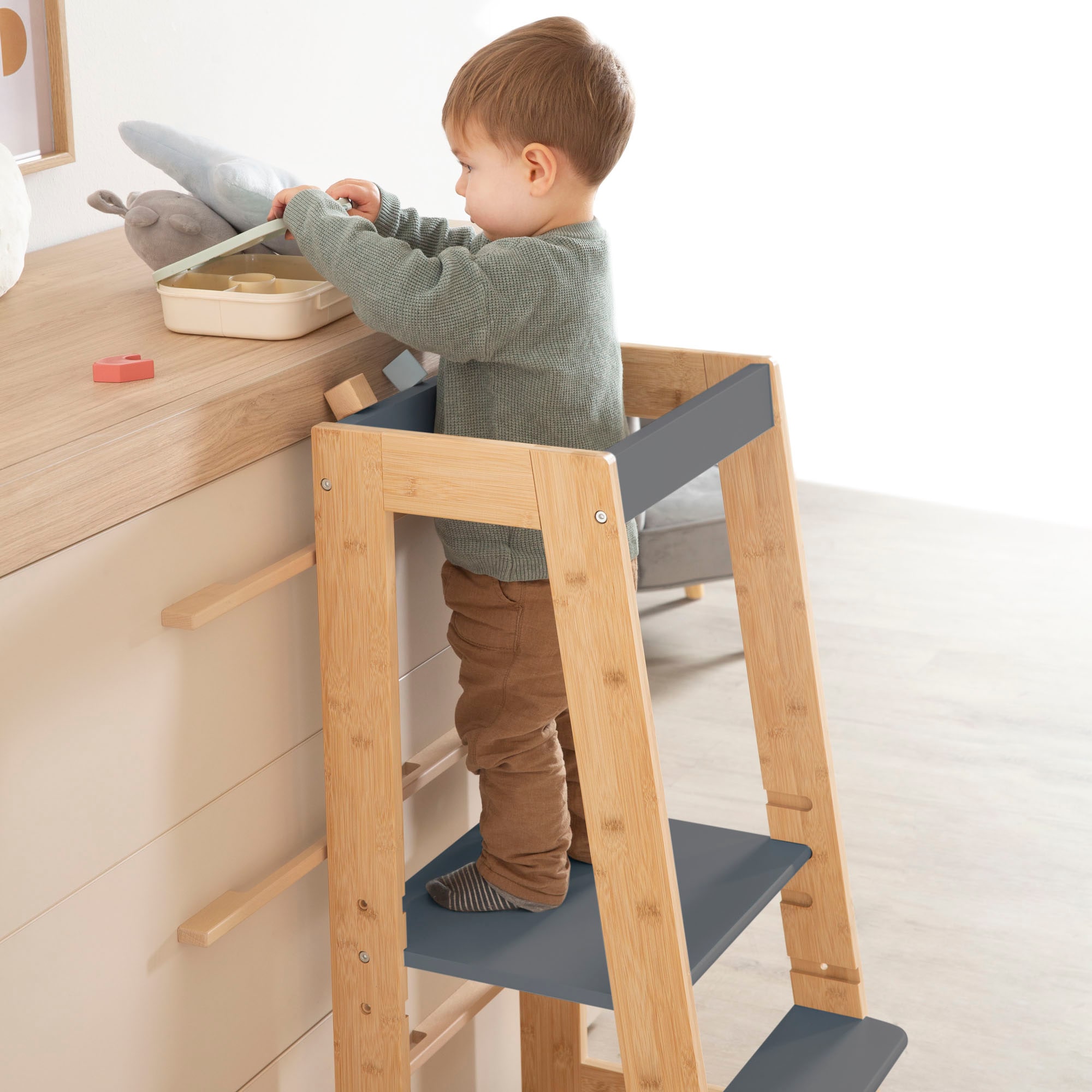 roba® Assis-debout »Lernturm Bambus« ()