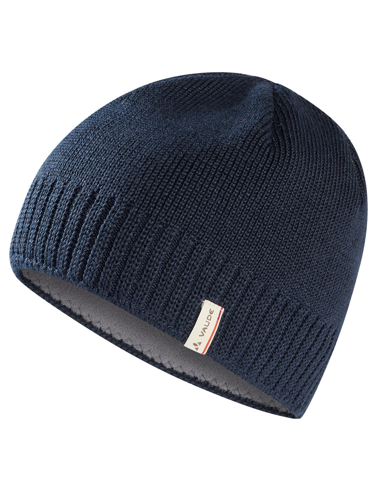 VAUDE Bonnet »Edo Beanie III« Fabriqué en Allemagne, aspect tricot côtelé