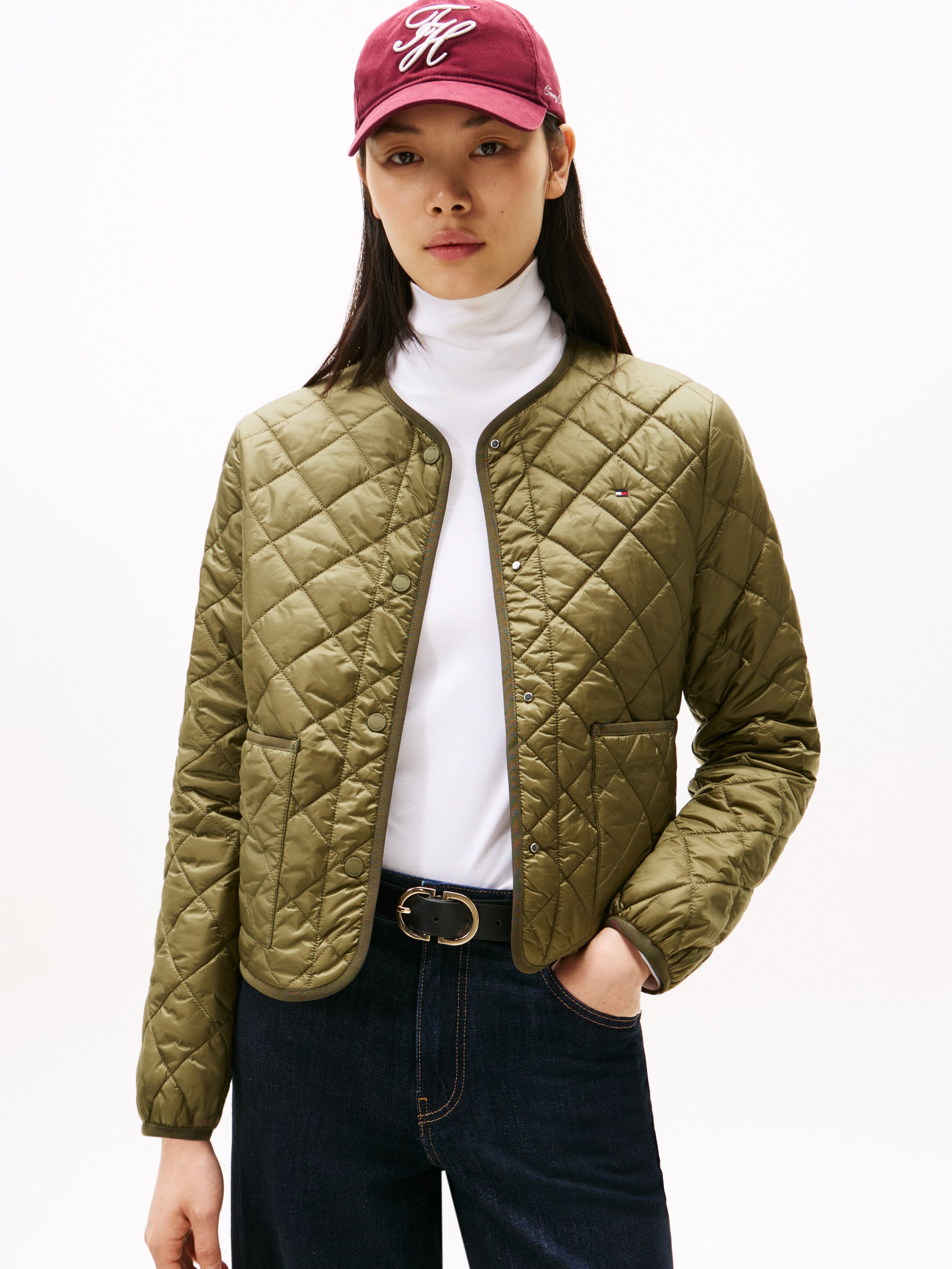 Image of Tommy Hilfiger Steppjacke "LW PADDED REG QUILTED JACKET" in leicht verkürzter Länge, Regular Fit
