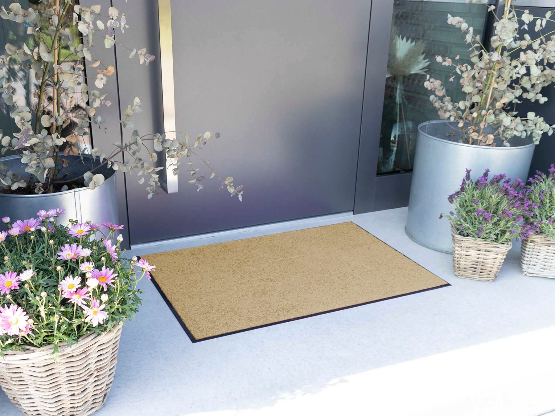 Primaflor-Ideen in Textil Fussmatte »CLEAN, Made in Belgium« rechteckig 8,5 mm Höhe Schmutzfangmatte, grosse Farbauswahl, waschbar