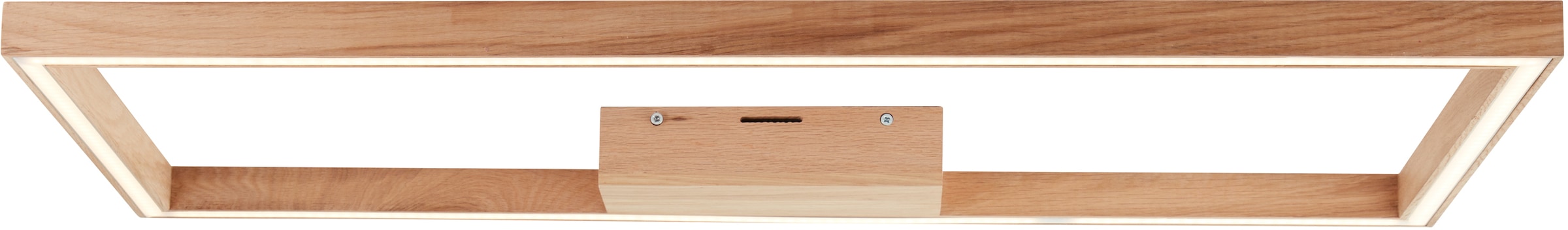 Brilliant LED Deckenleuchte »Delgrosso« LED-Modul 1 Stk. Warmweiss 83 x 38 cm, 2600 lm, warmweisses Licht, Holz/Kunststoff, eiche geölt