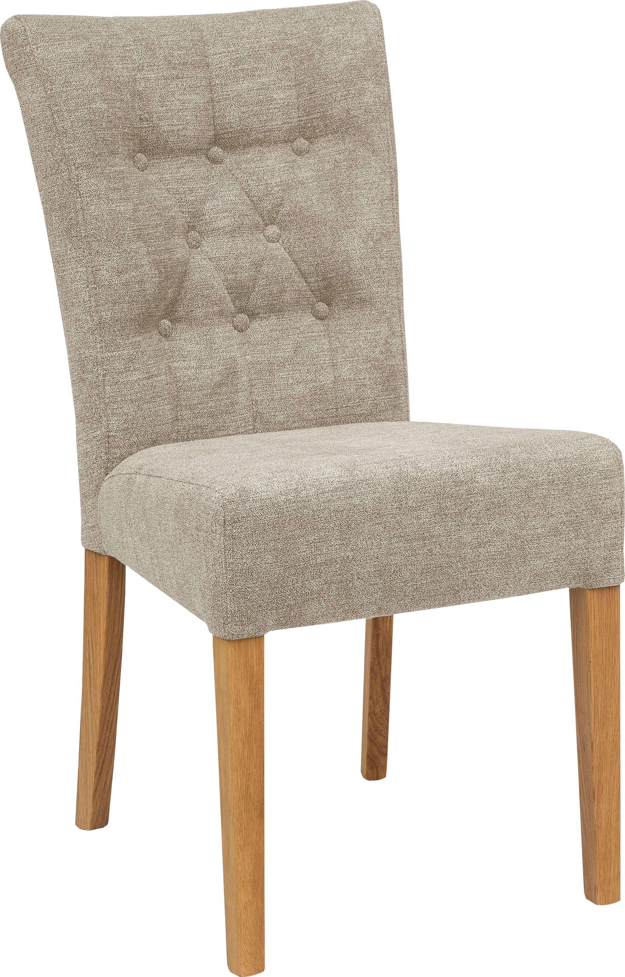 Home affaire Polsterstuhl »Queen« (Set) 2 Stk. Feinstruktur Esszimmerstuhl mit Knopfheftung, 2er, 4er oder 6er-Set
