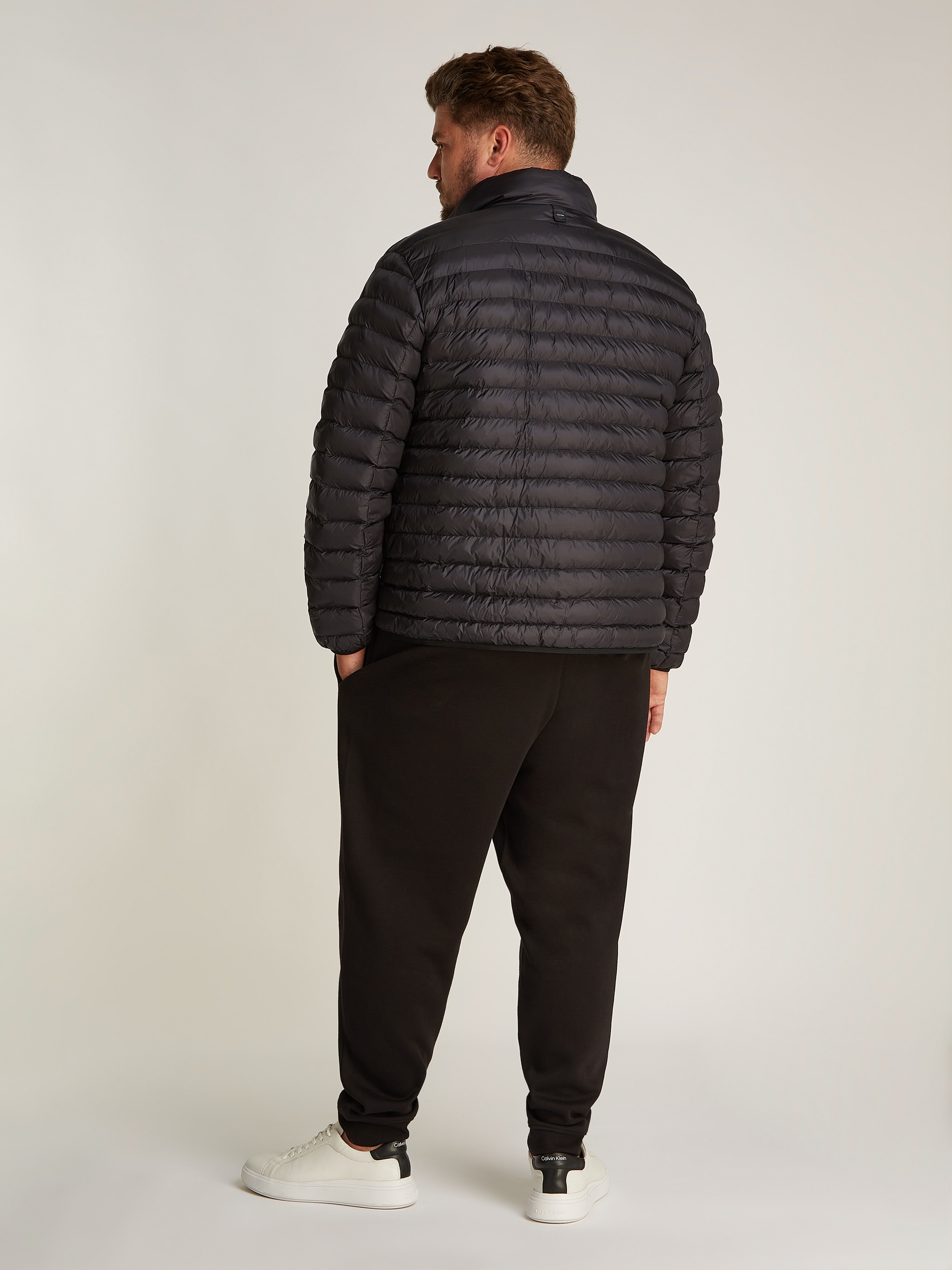 Calvin Klein Big&Tall Steppjacke »BT_LW QUILT JACKET«, in Grossen Grössen mit Logopatch