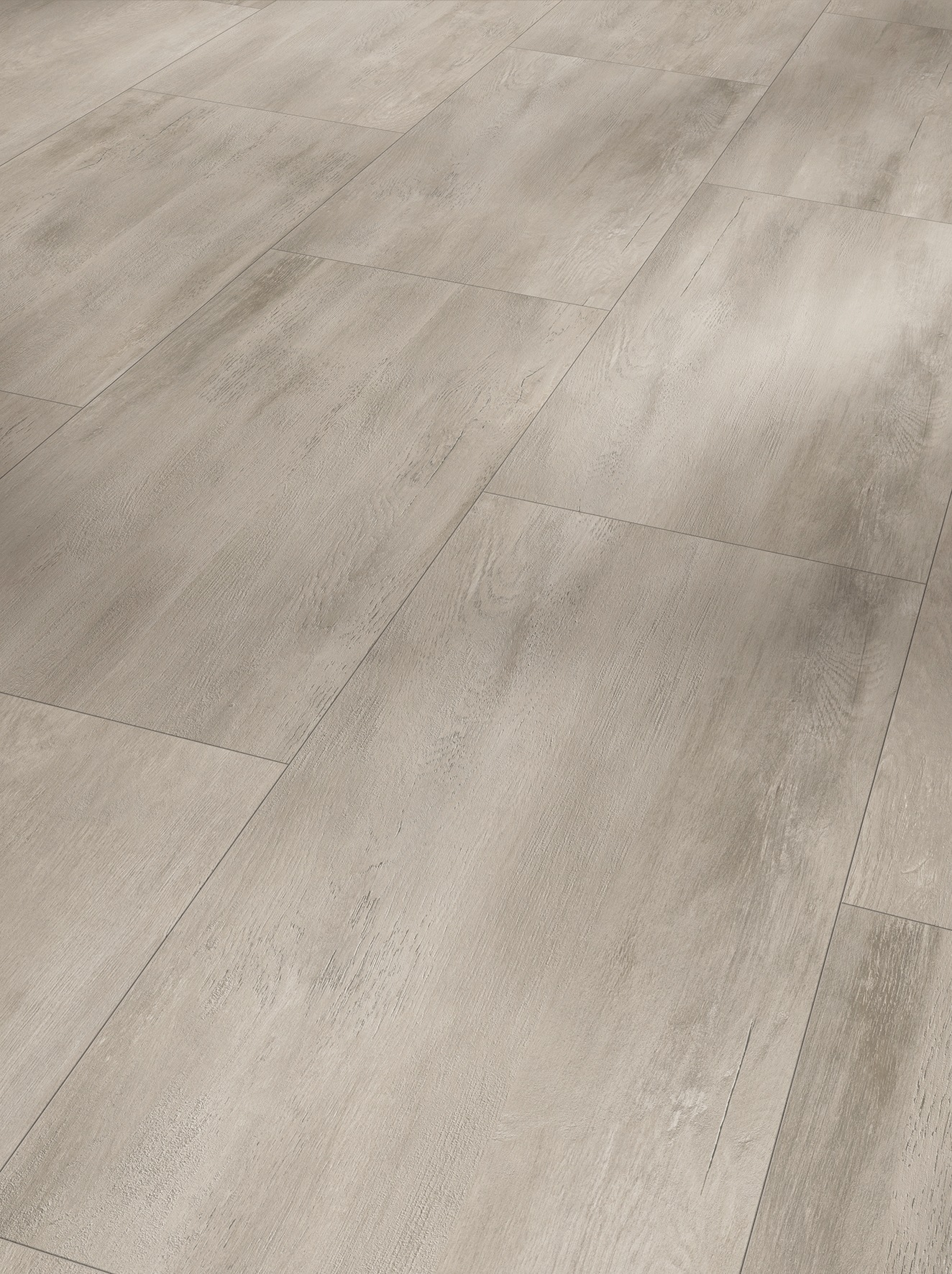 Image of PARADOR Designboden »Modular ONE Hydron Grossfliese Fusion Grey«, (Set), Holzstruktur, mit integrierter Trittschalldämmung, Verlegefläche: 2,76 m², matt, für Fussbodenheizung geeignet bei Ackermann Versand Schweiz