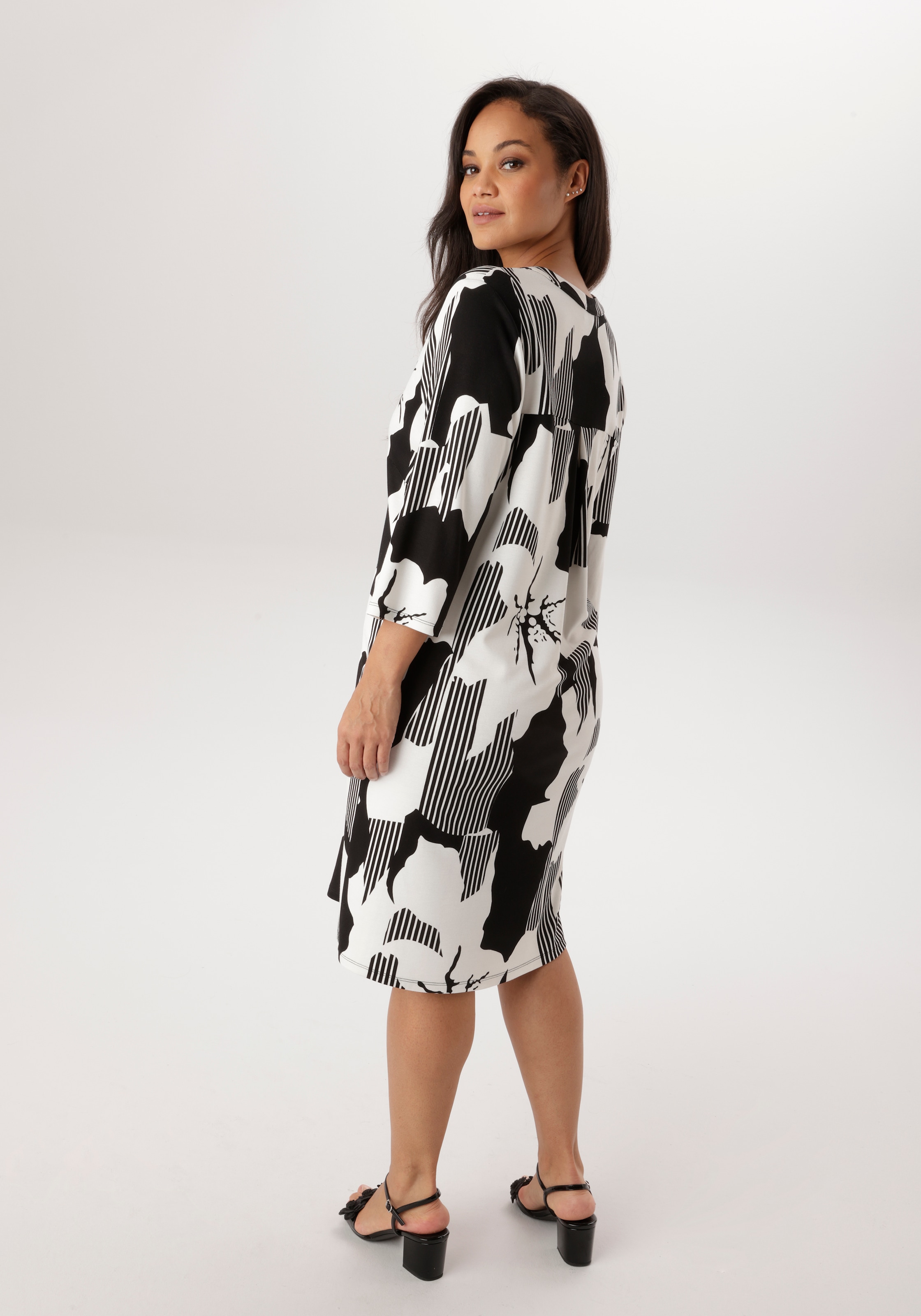 Aniston PLUS Robe en jersey elastisches Jersey-Kleid - NEUE KOLLEKTION