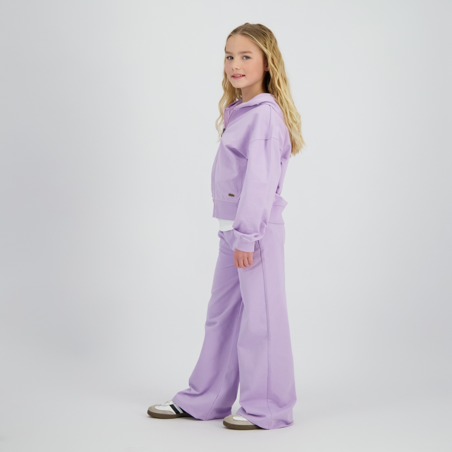 Vingino Pantalon sweat  avec jambe évasée et élastique, pour filles